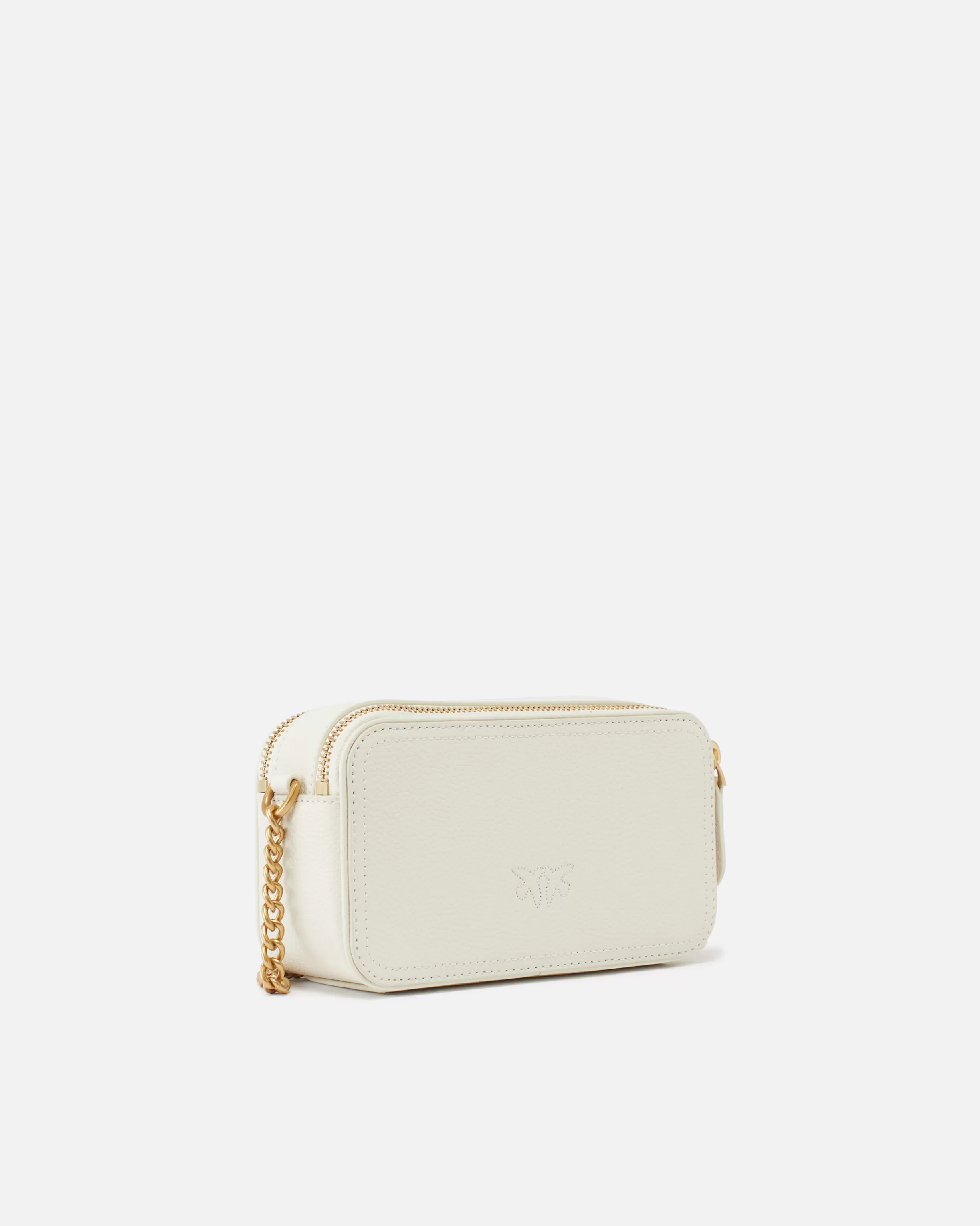 PINKO Small crossbody bag with raised Love Birds logo