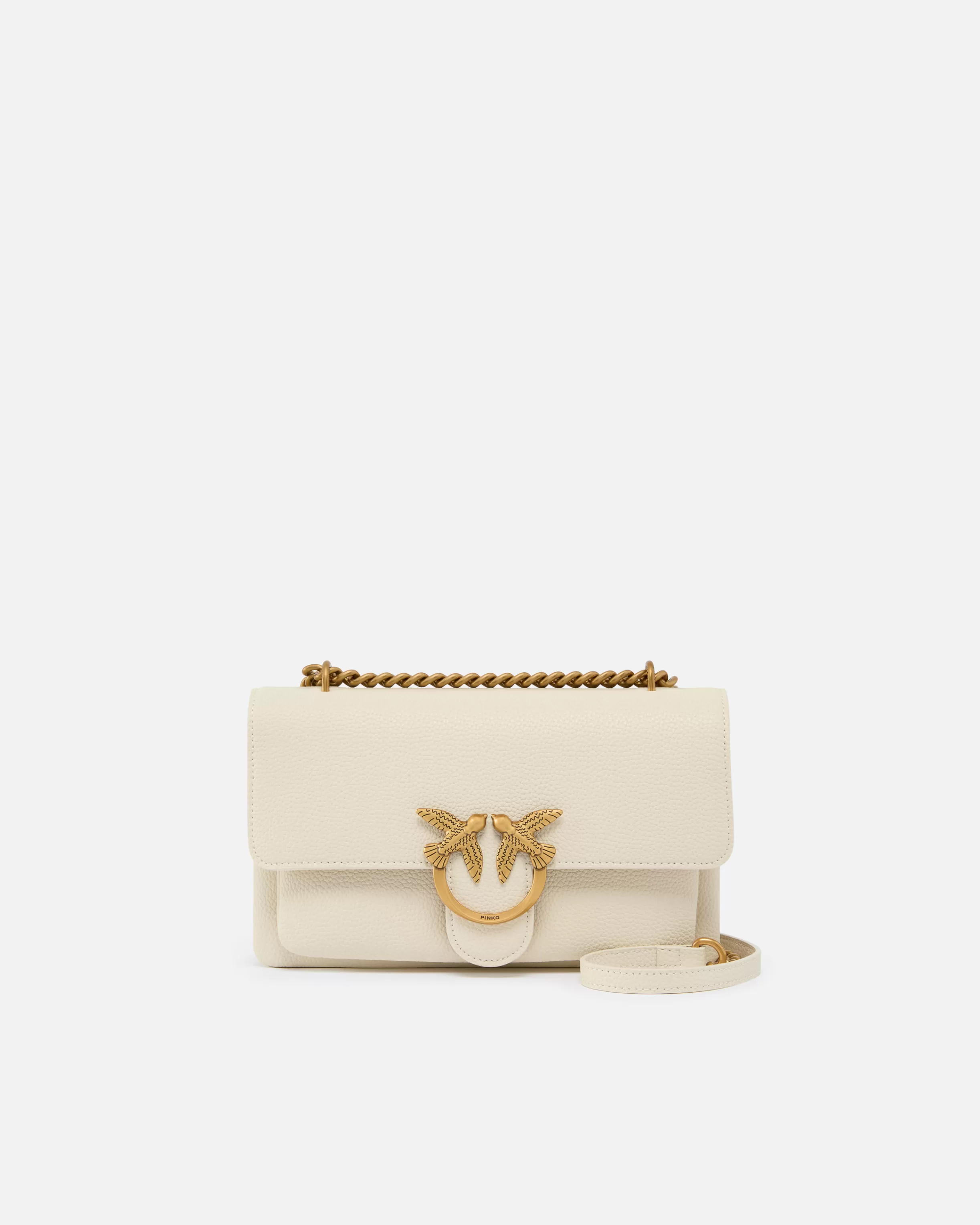 PINKO Small crossbody Love Bag in soft leather