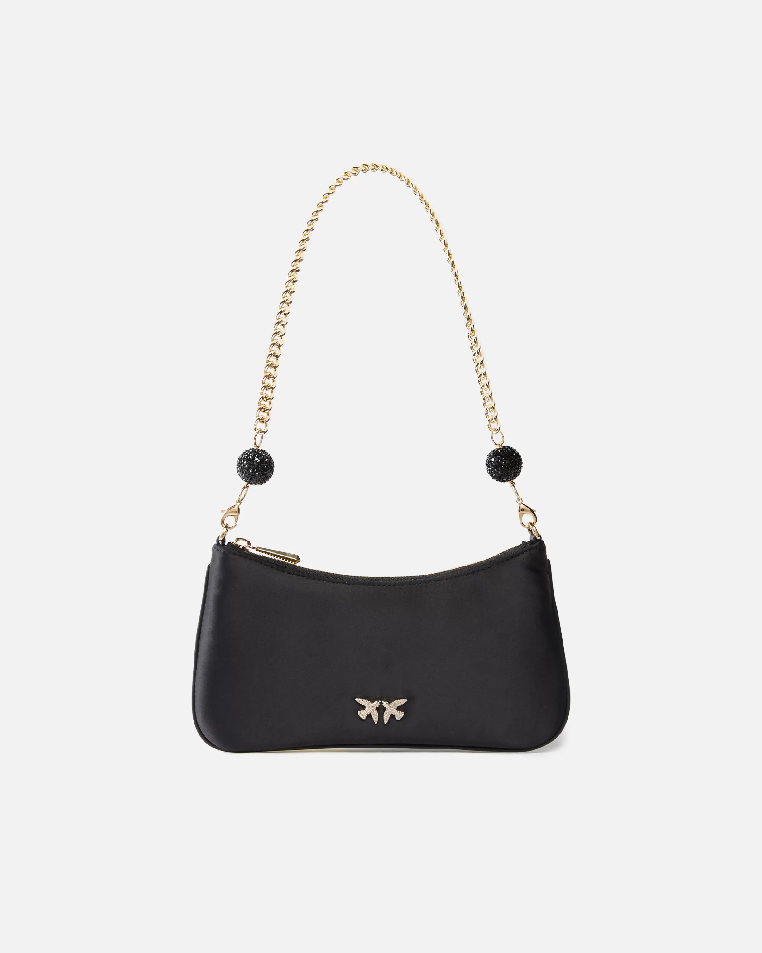 PINKO Small satin shoulder bag