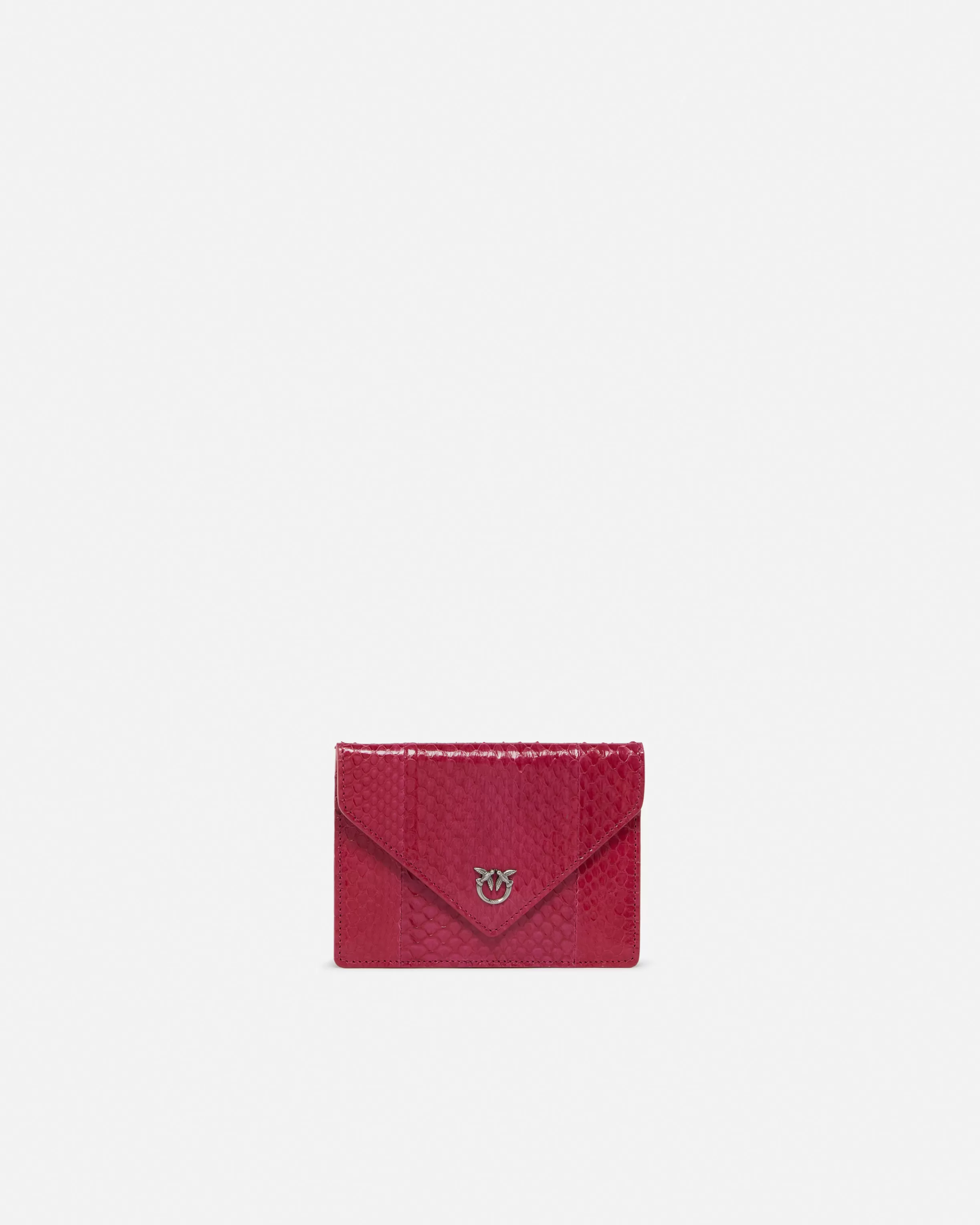 PINKO Small shiny reptile pouch Galleria