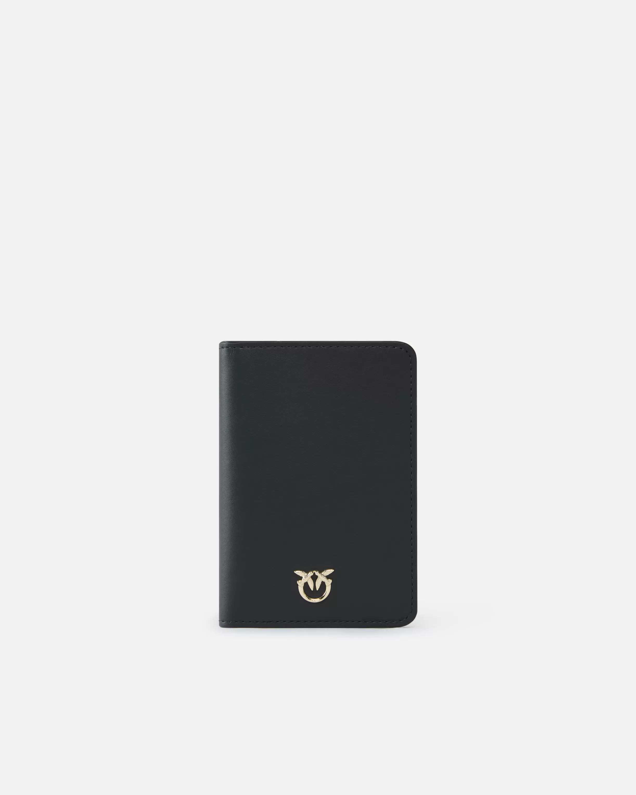 PINKO Smooth leather passport holder Galleria.