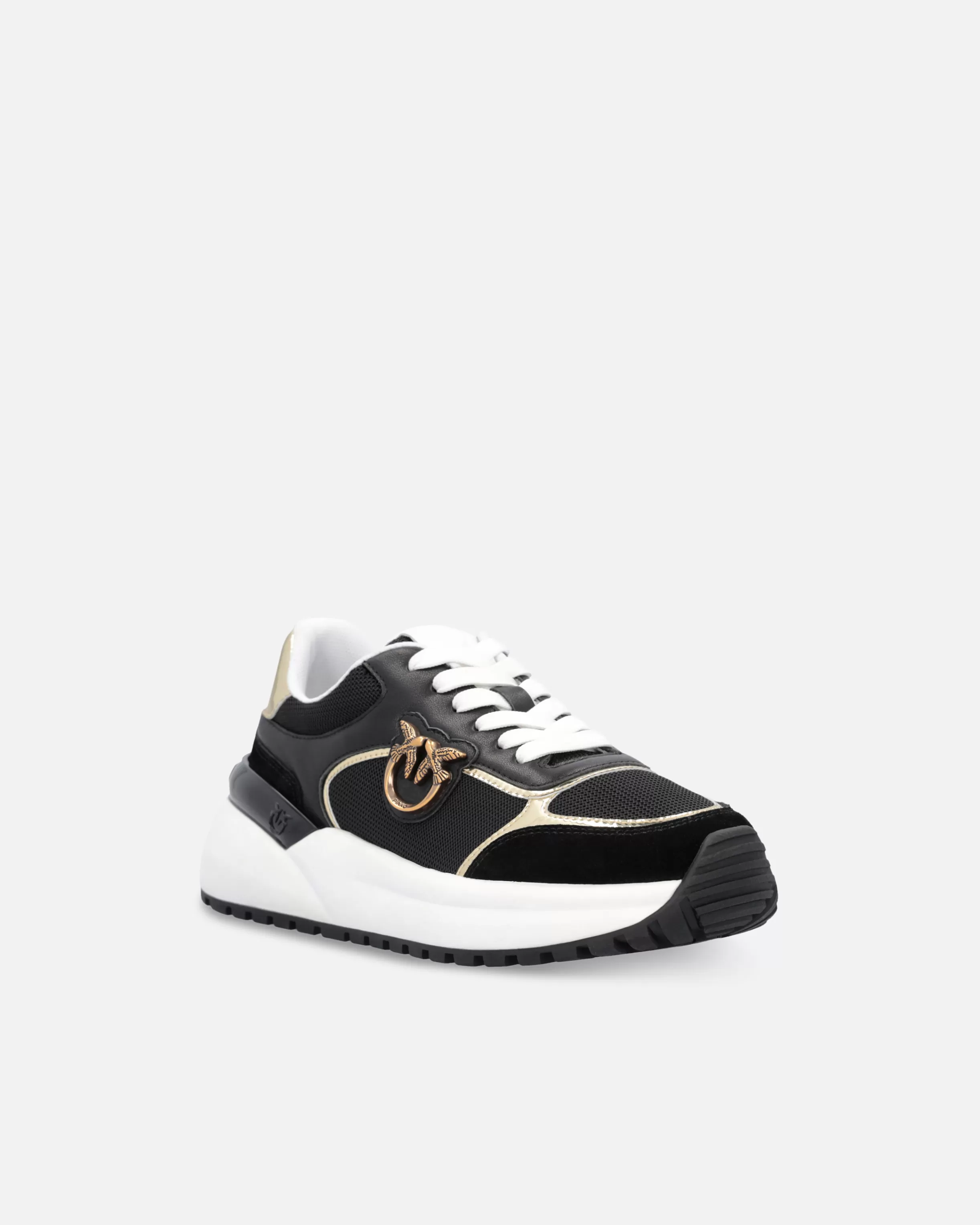 PINKO Sneakers with logo and mirror-finish details