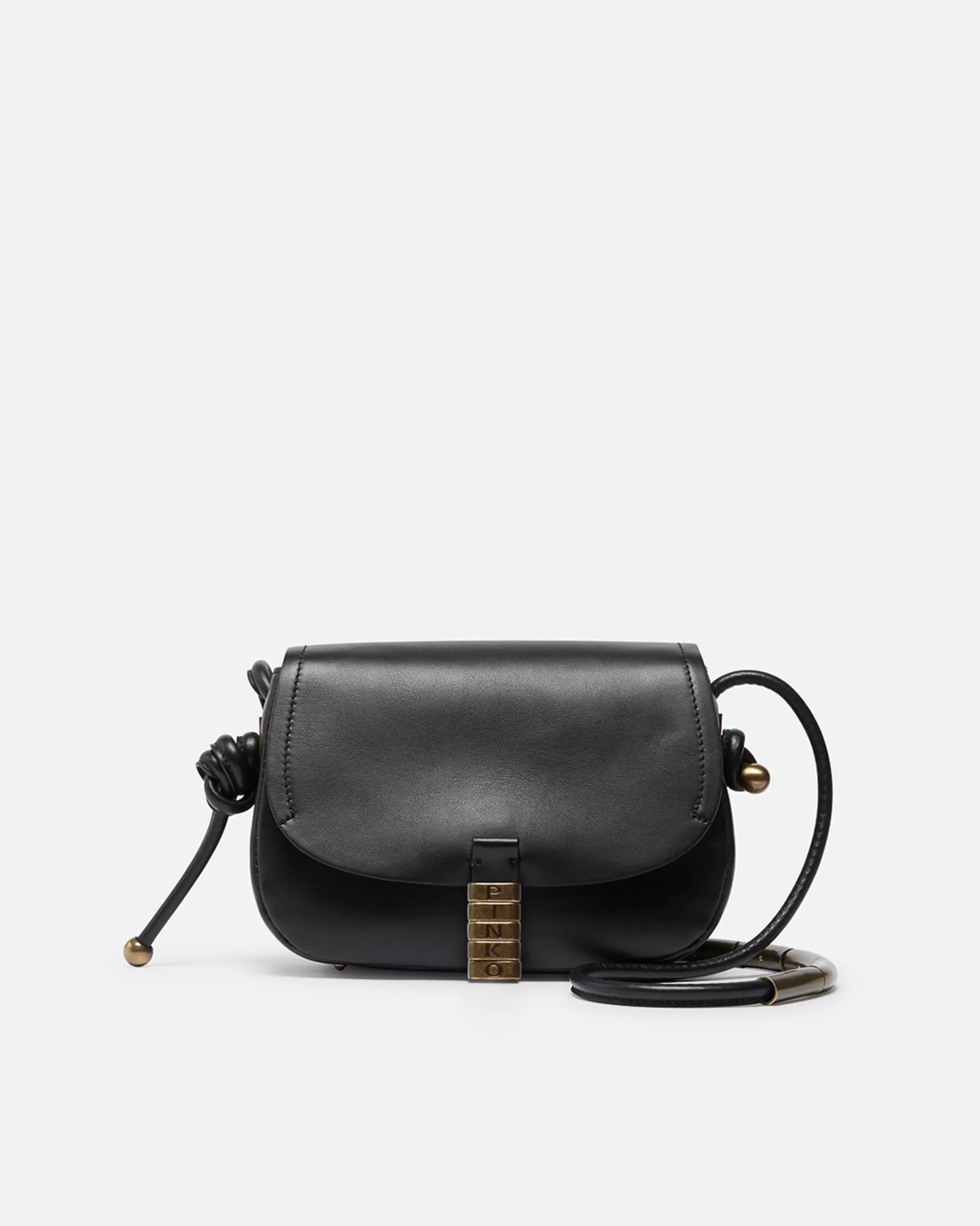 PINKO Soft leather crossbody bag