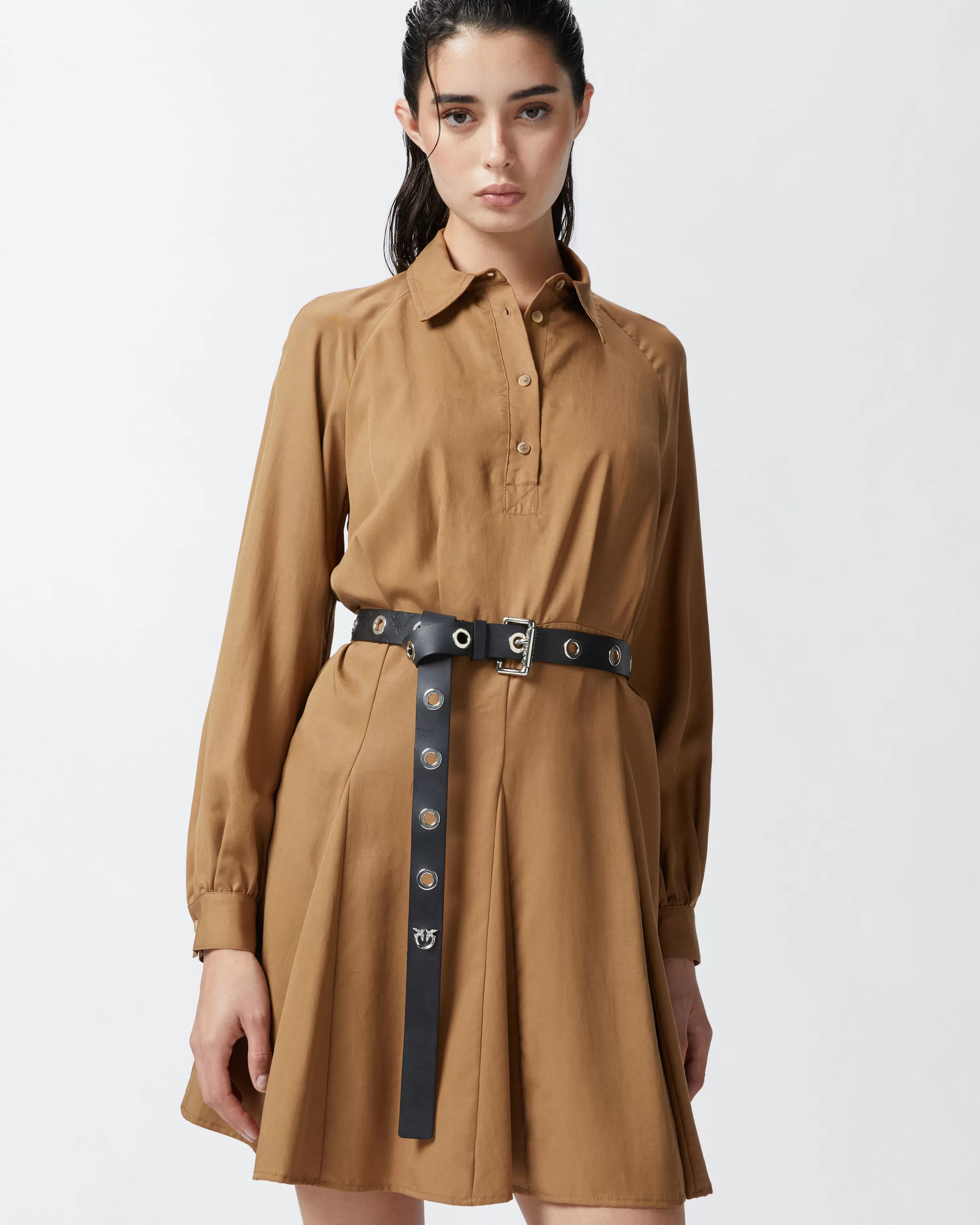 PINKO Soft-textured shirt dress