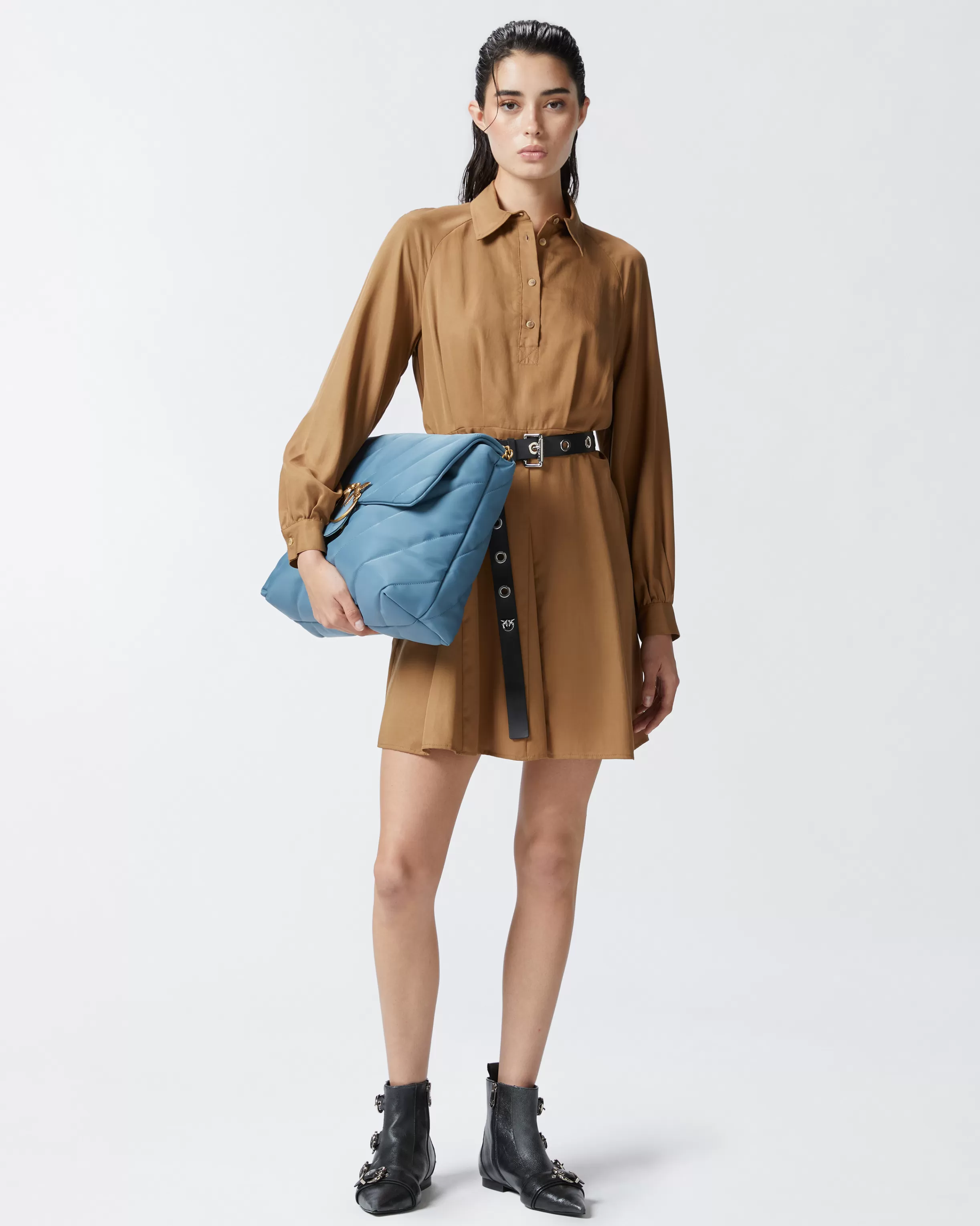 PINKO Soft-textured shirt dress