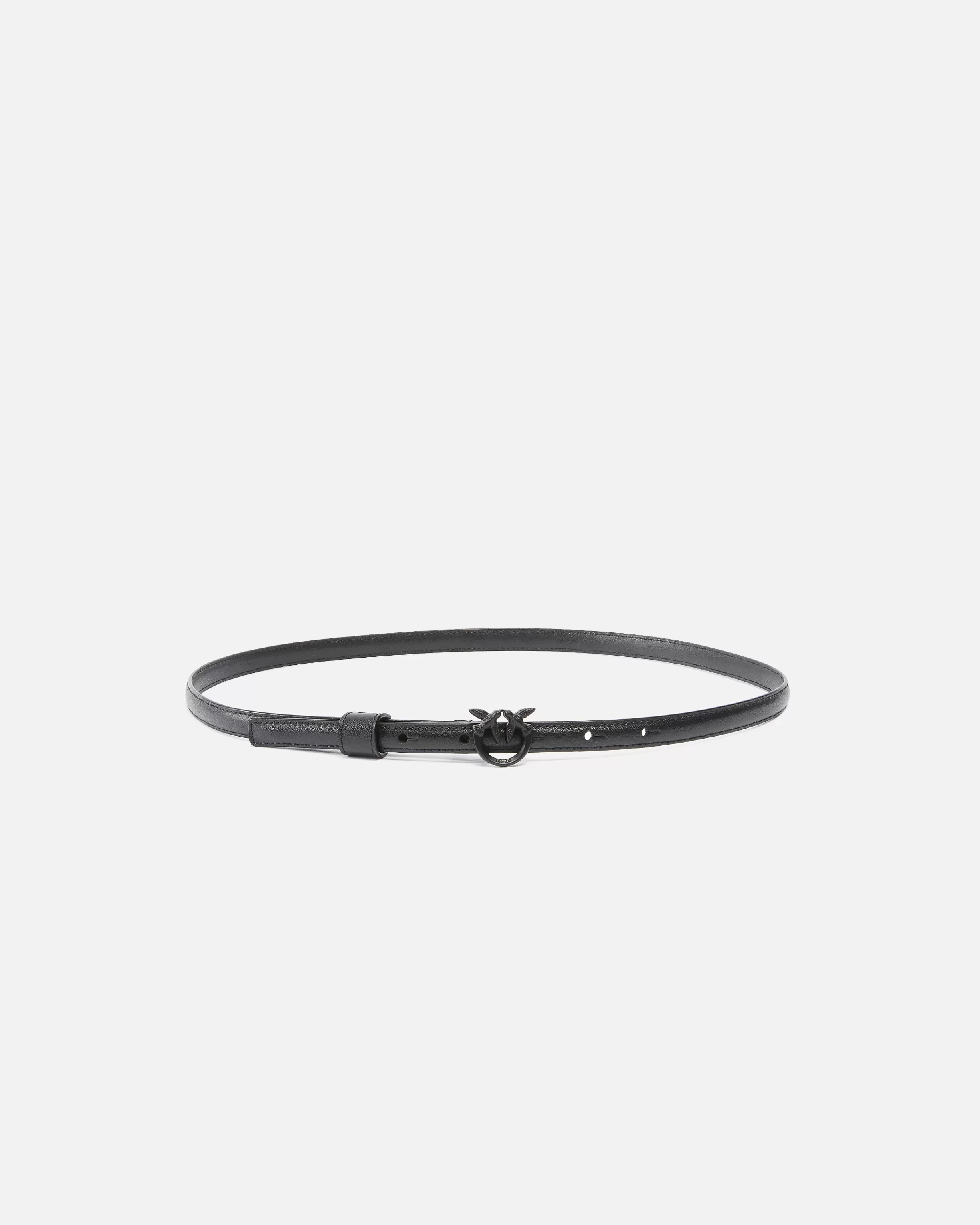 PINKO Super-thin colour-block Love Birds belt 1cm