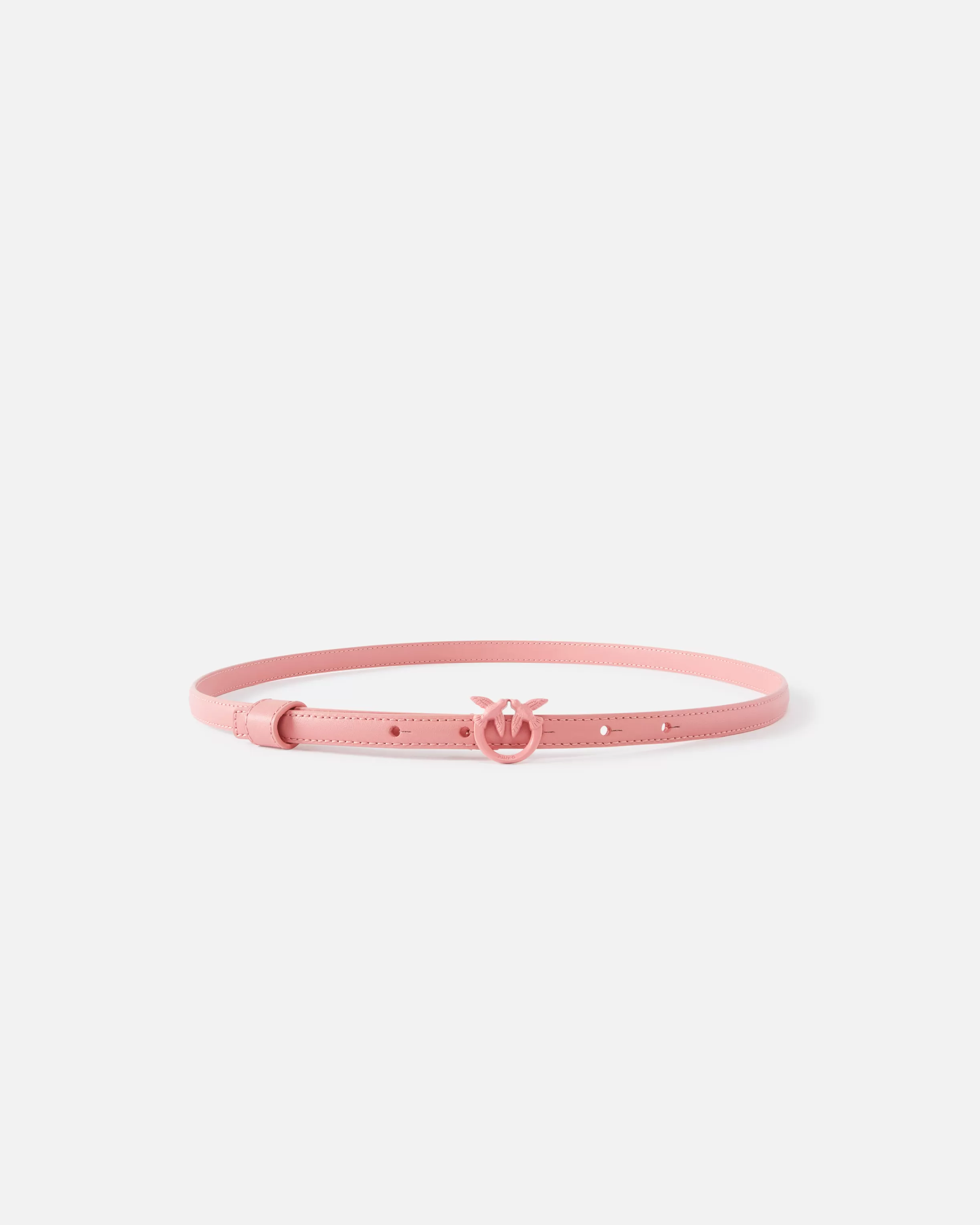 PINKO Super-thin colour-block Love Birds belt 1cm