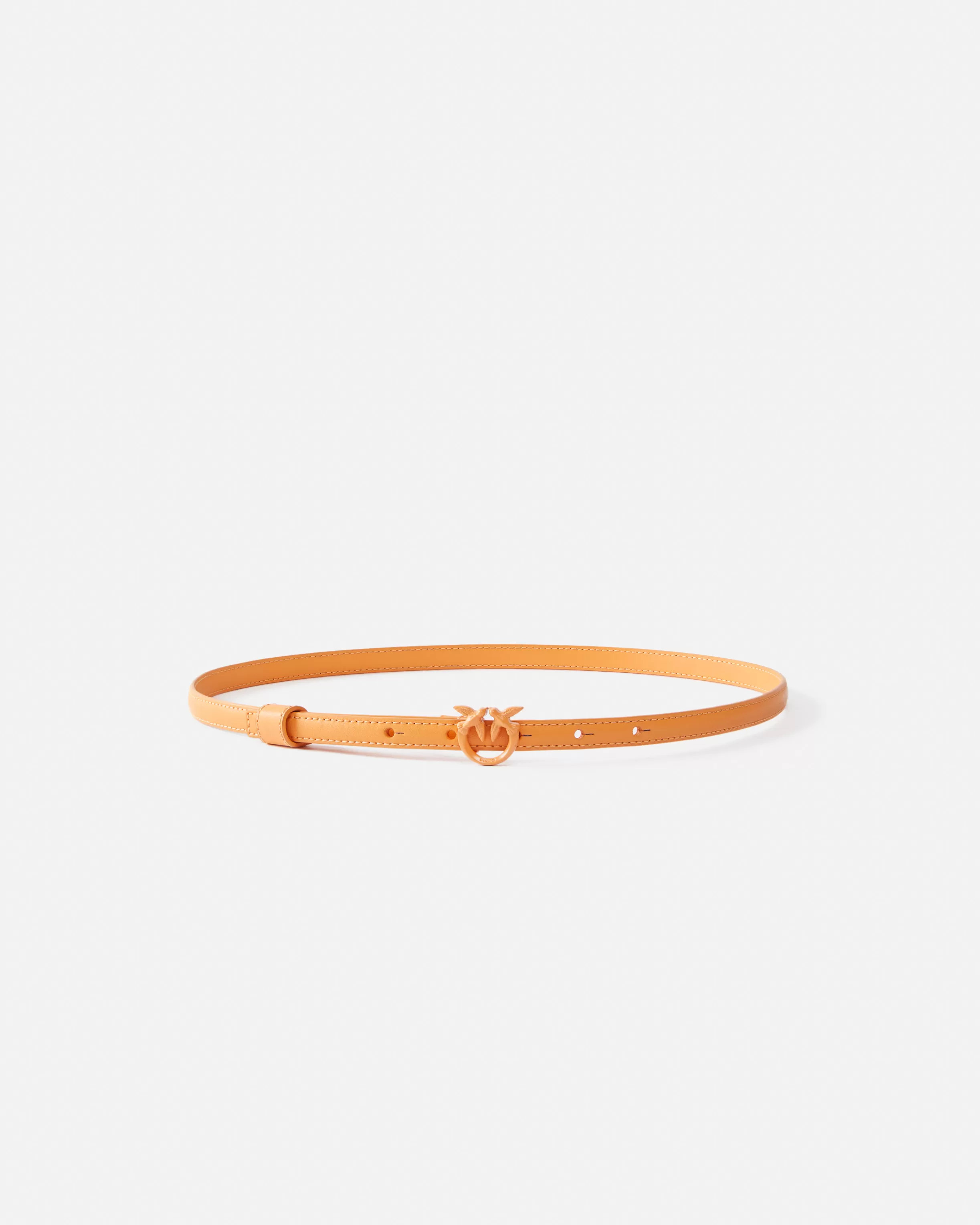 PINKO Super-thin colour-block Love Birds belt 1cm