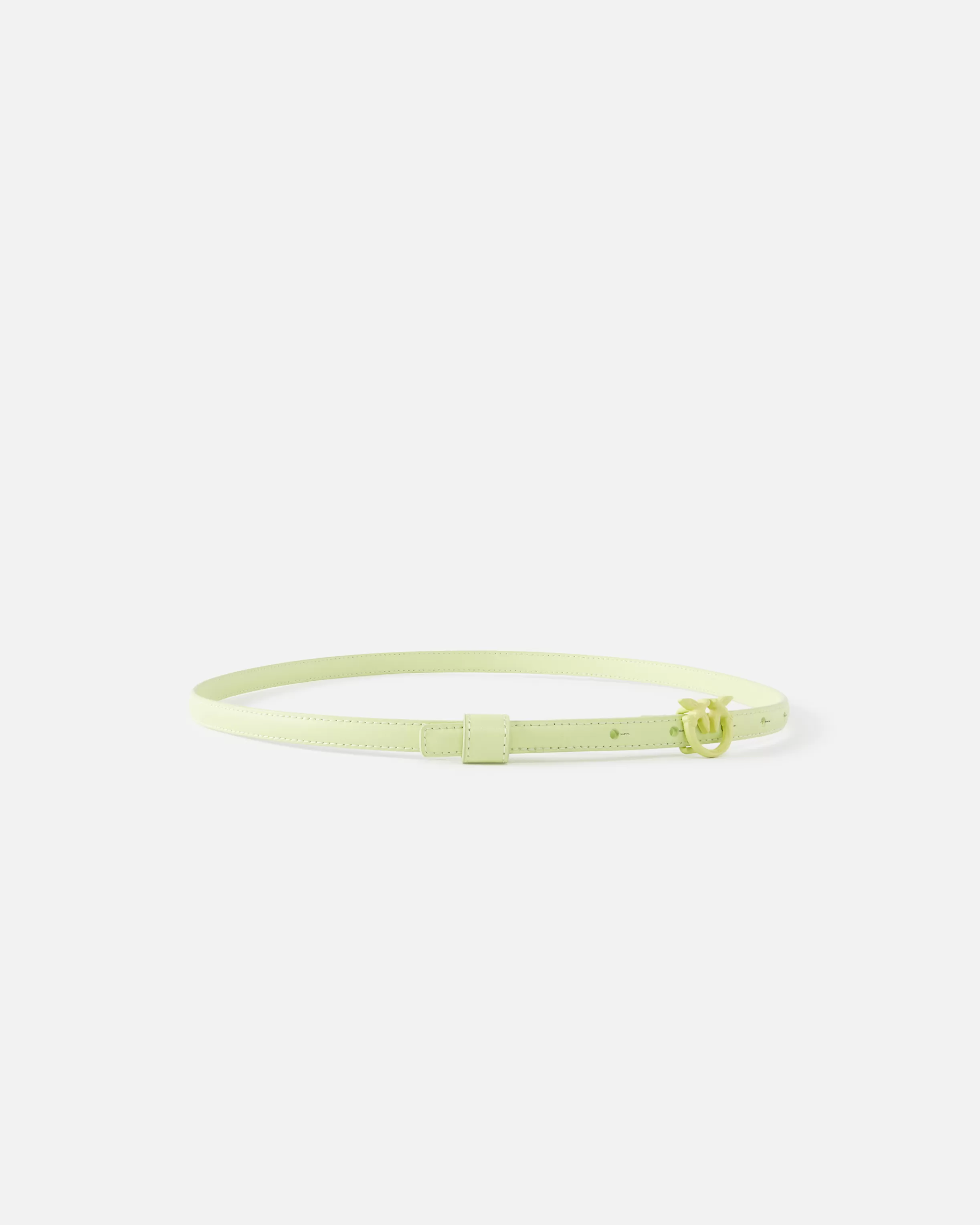 PINKO Super-thin colour-block Love Birds belt 1cm