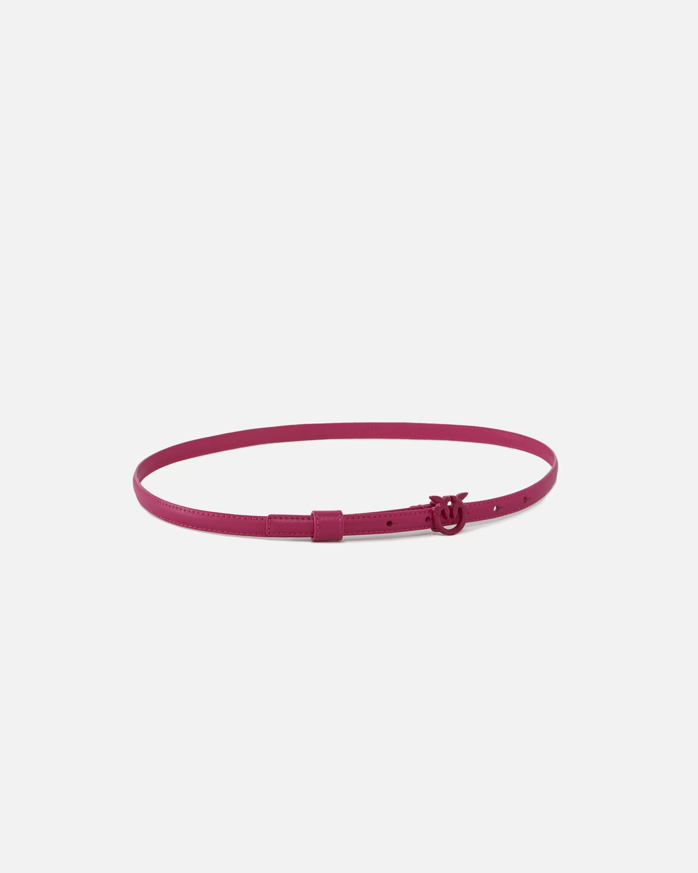 PINKO Super-thin colour-block Love Birds belt 1cm