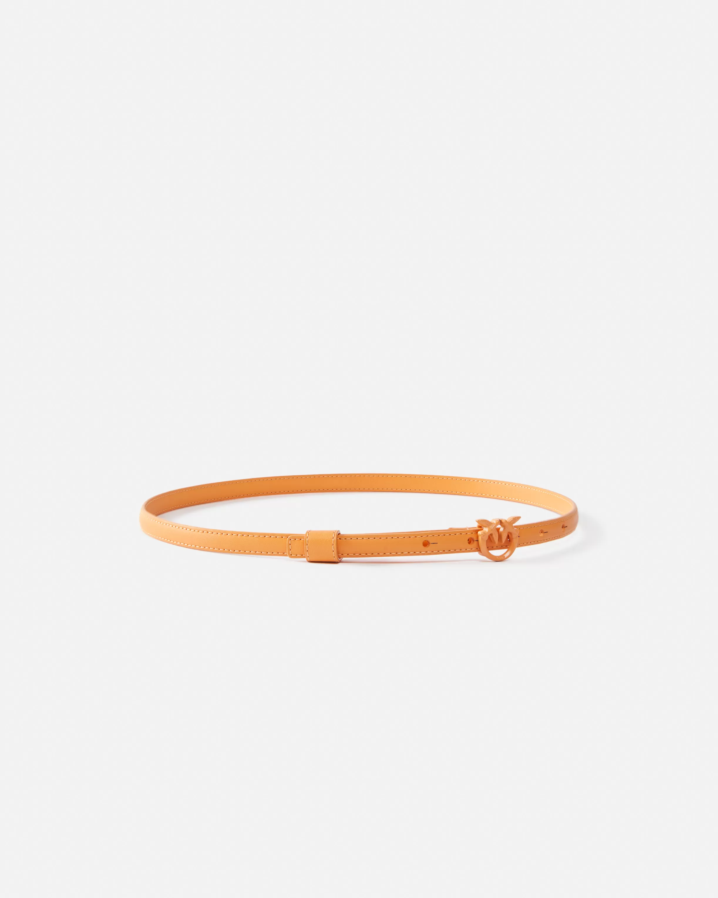 PINKO Super-thin colour-block Love Birds belt 1cm