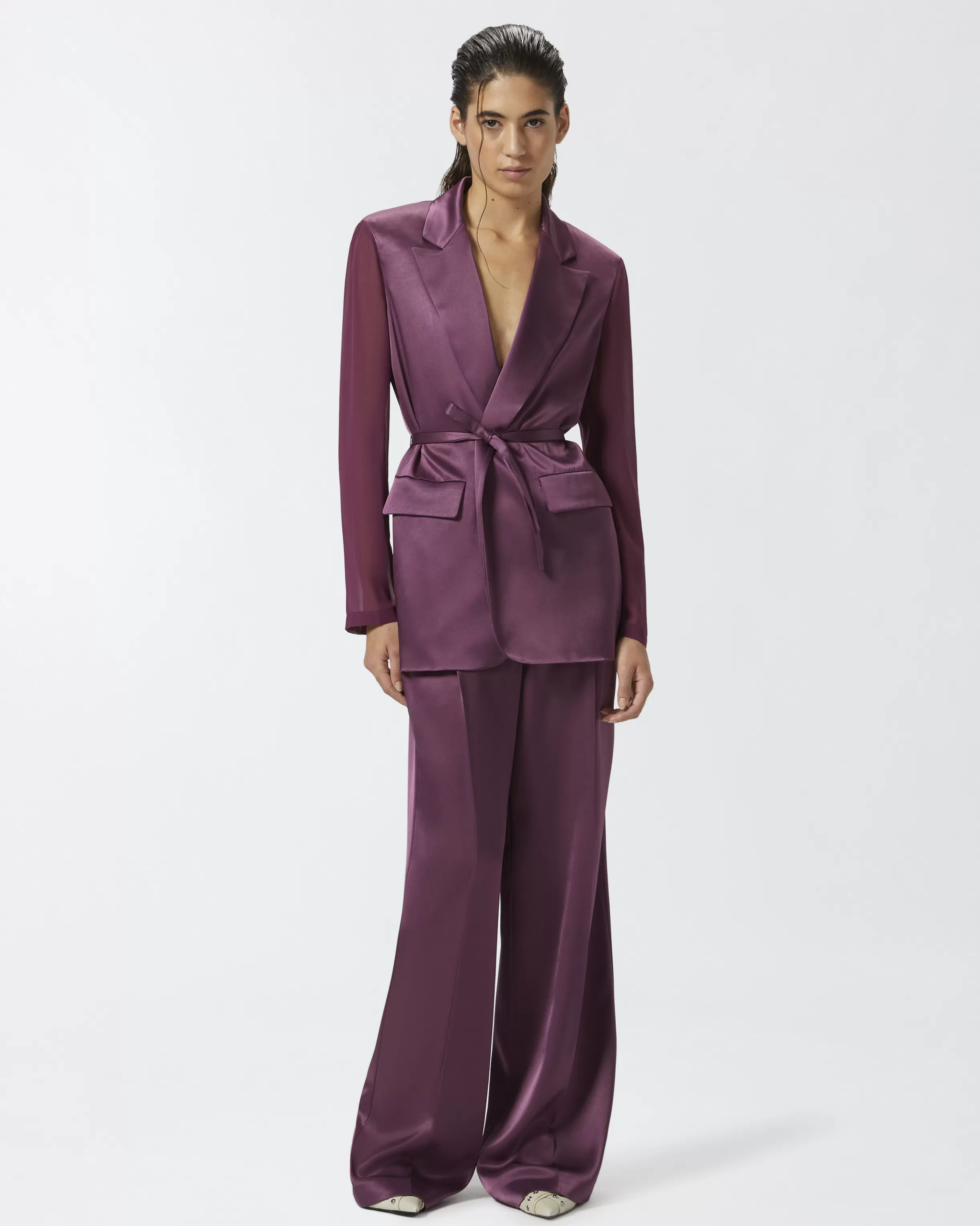 PINKO Tailored satin trousers