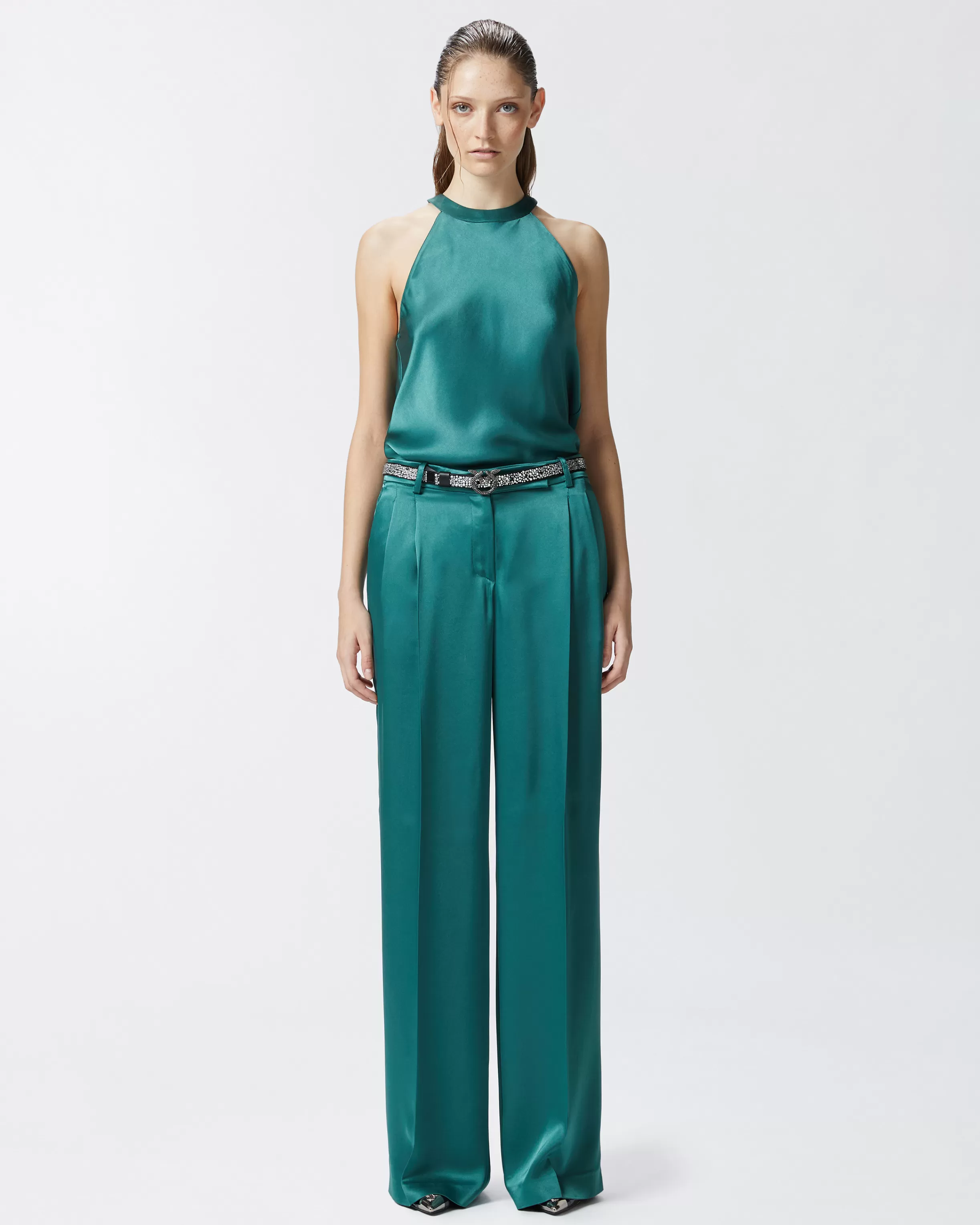 PINKO Tailored satin trousers