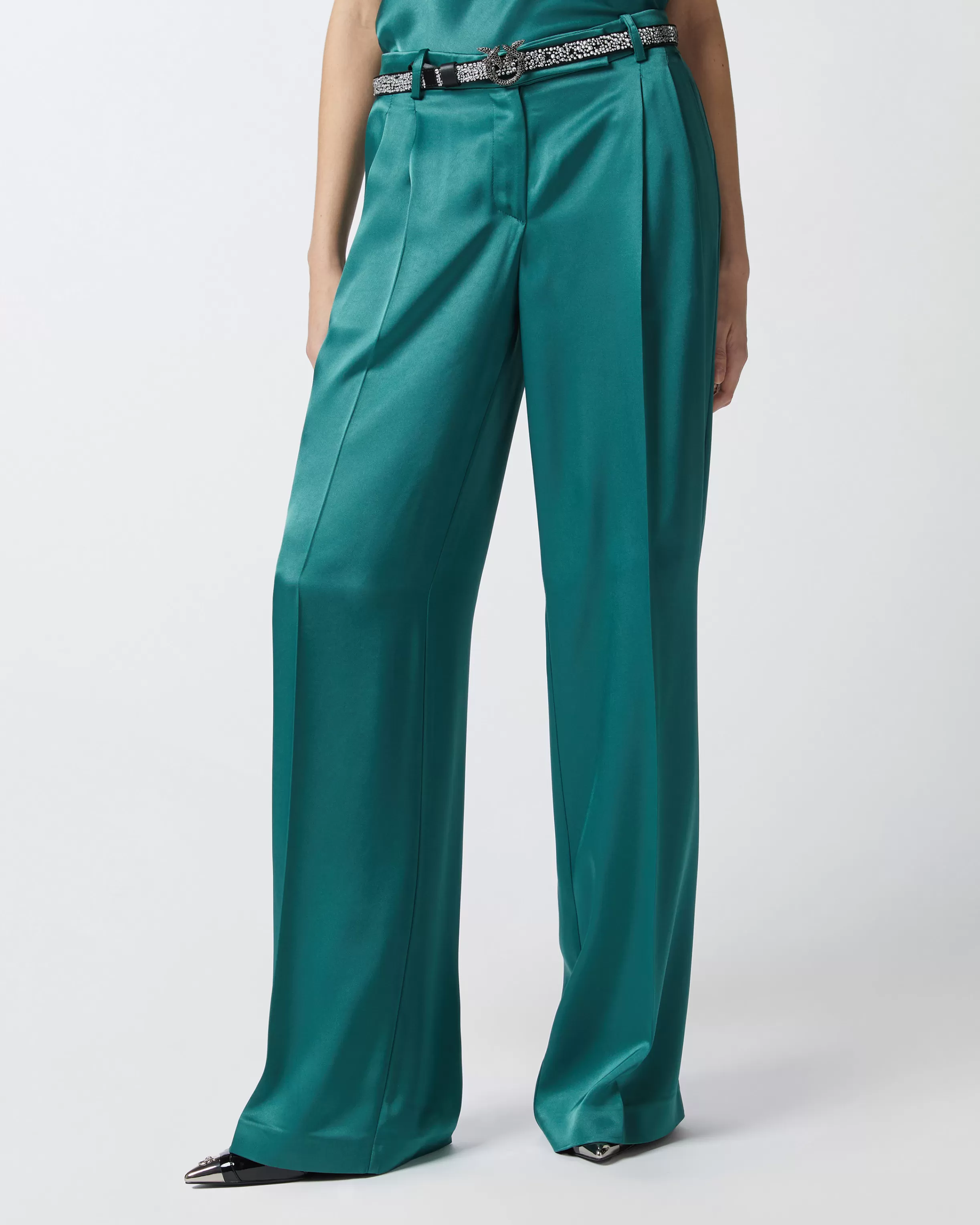 PINKO Tailored satin trousers