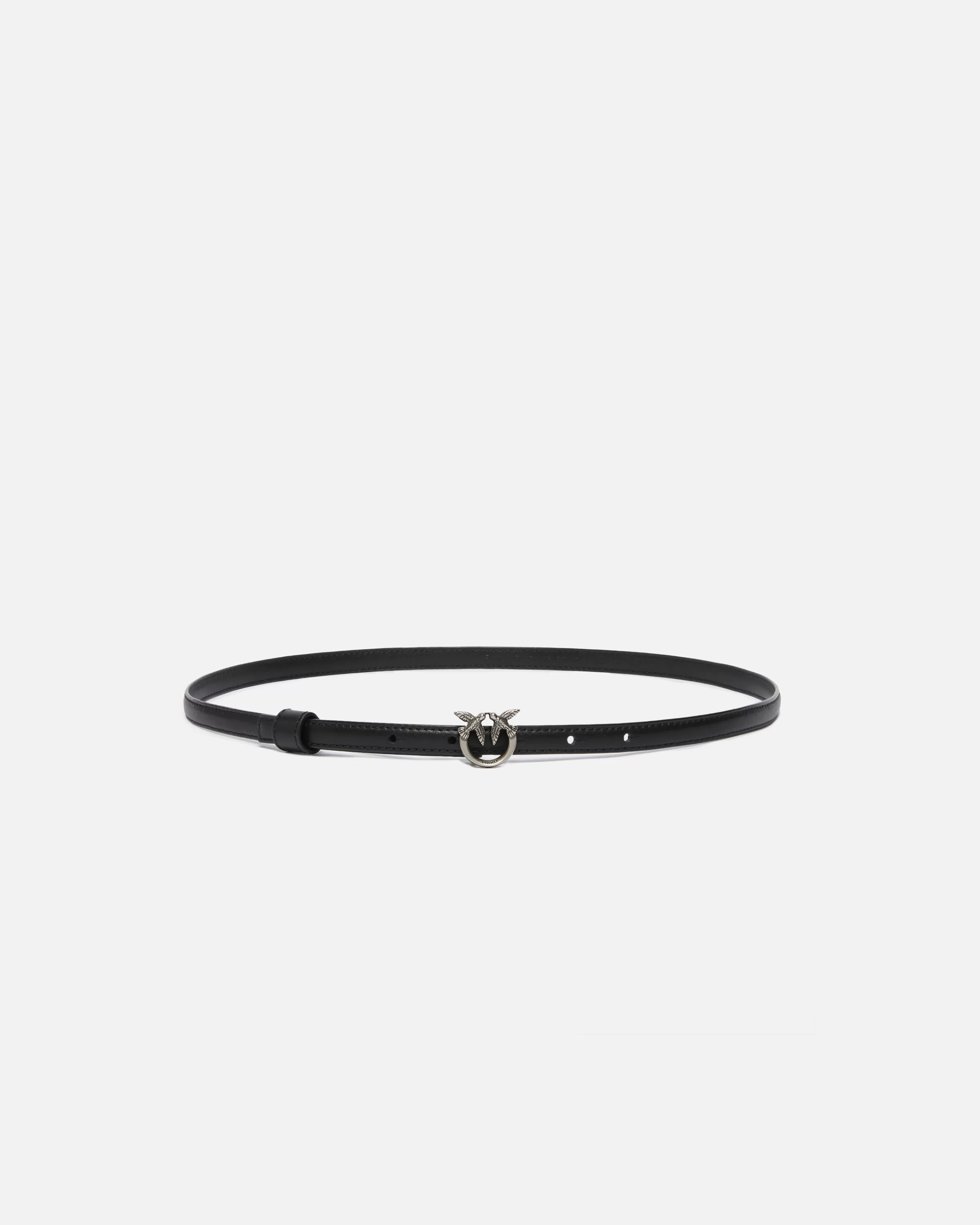 PINKO Thin belt with Love Birds buckle, 1cm