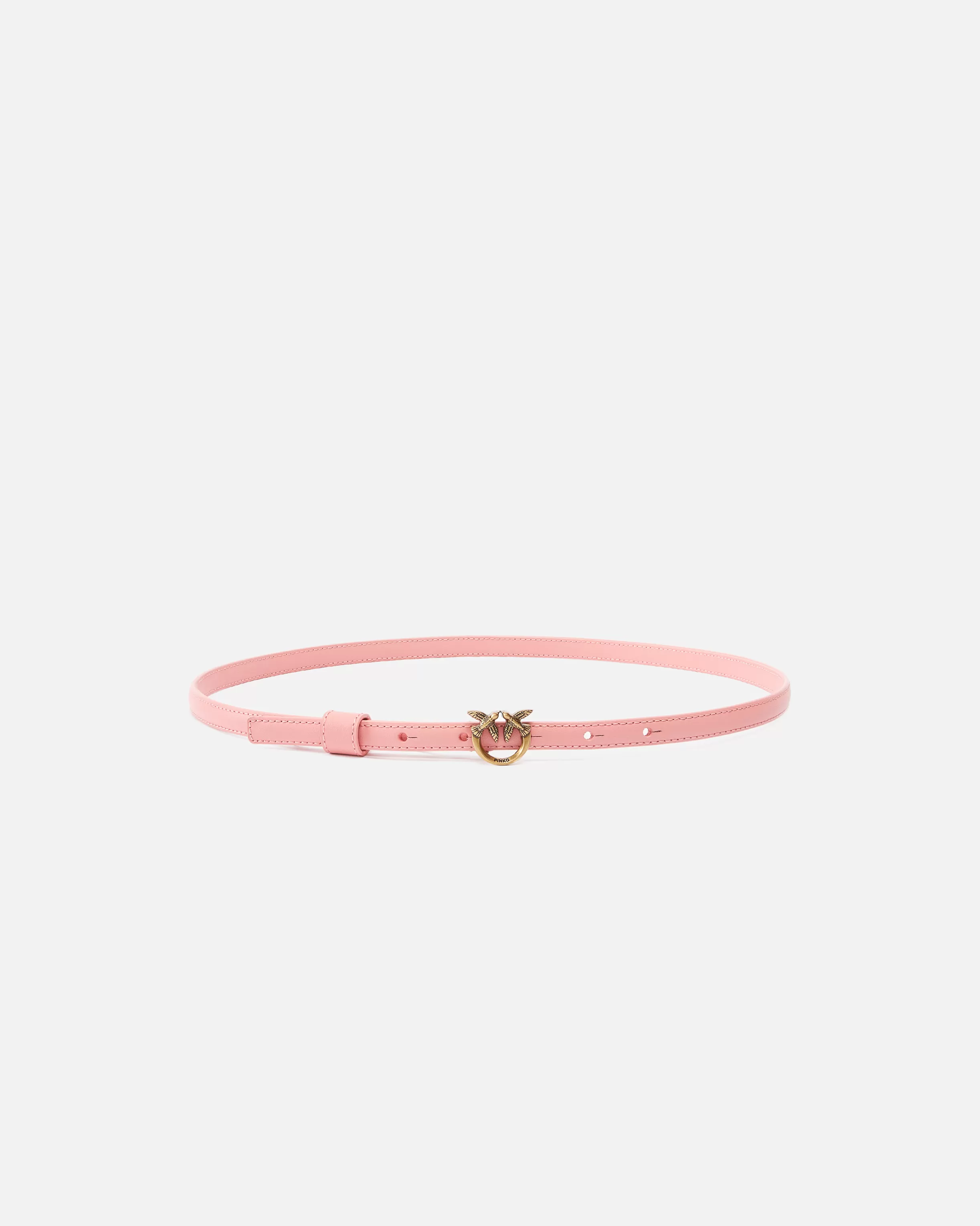 PINKO Thin belt with Love Birds buckle, 1cm