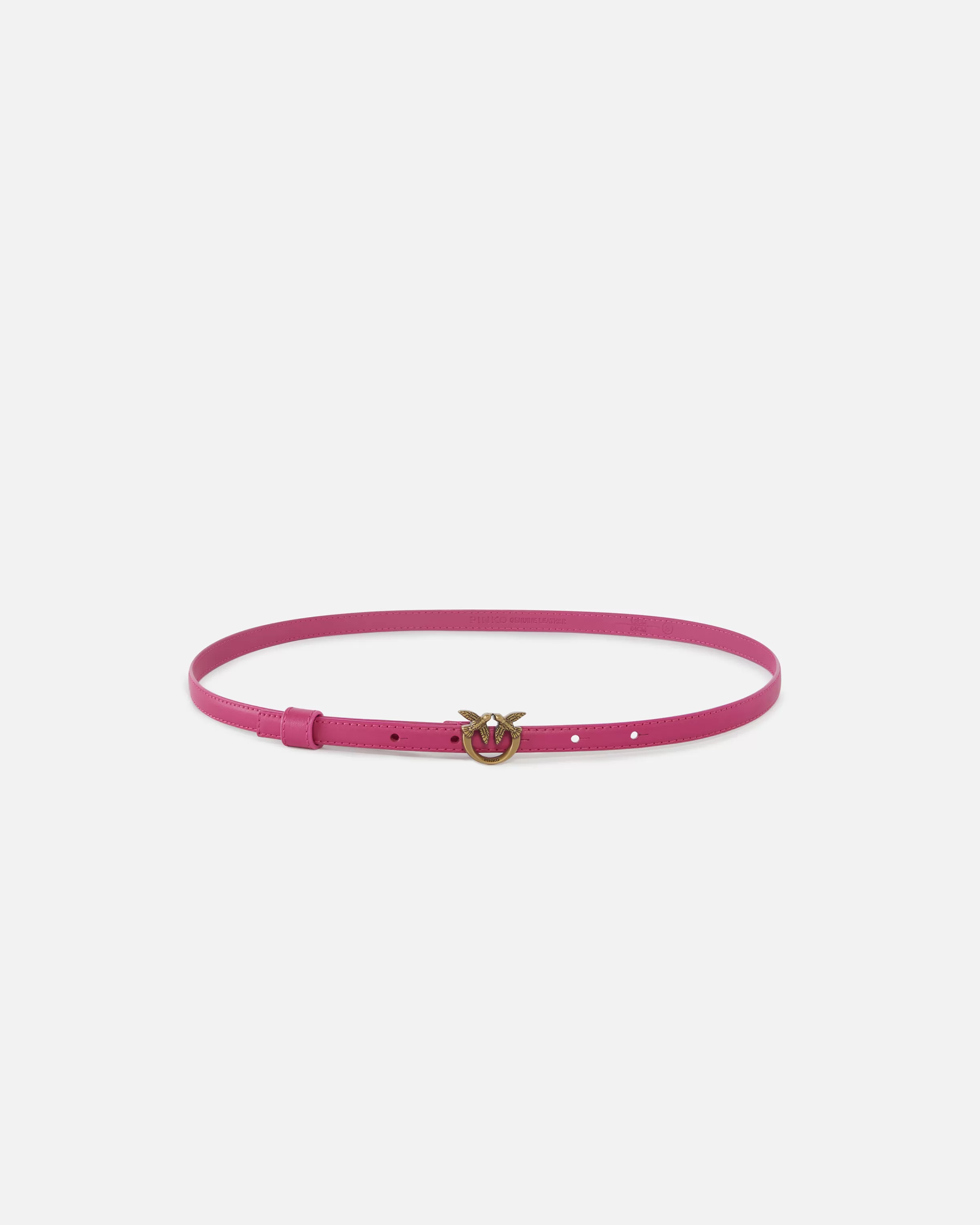 PINKO Thin belt with Love Birds buckle, 1cm