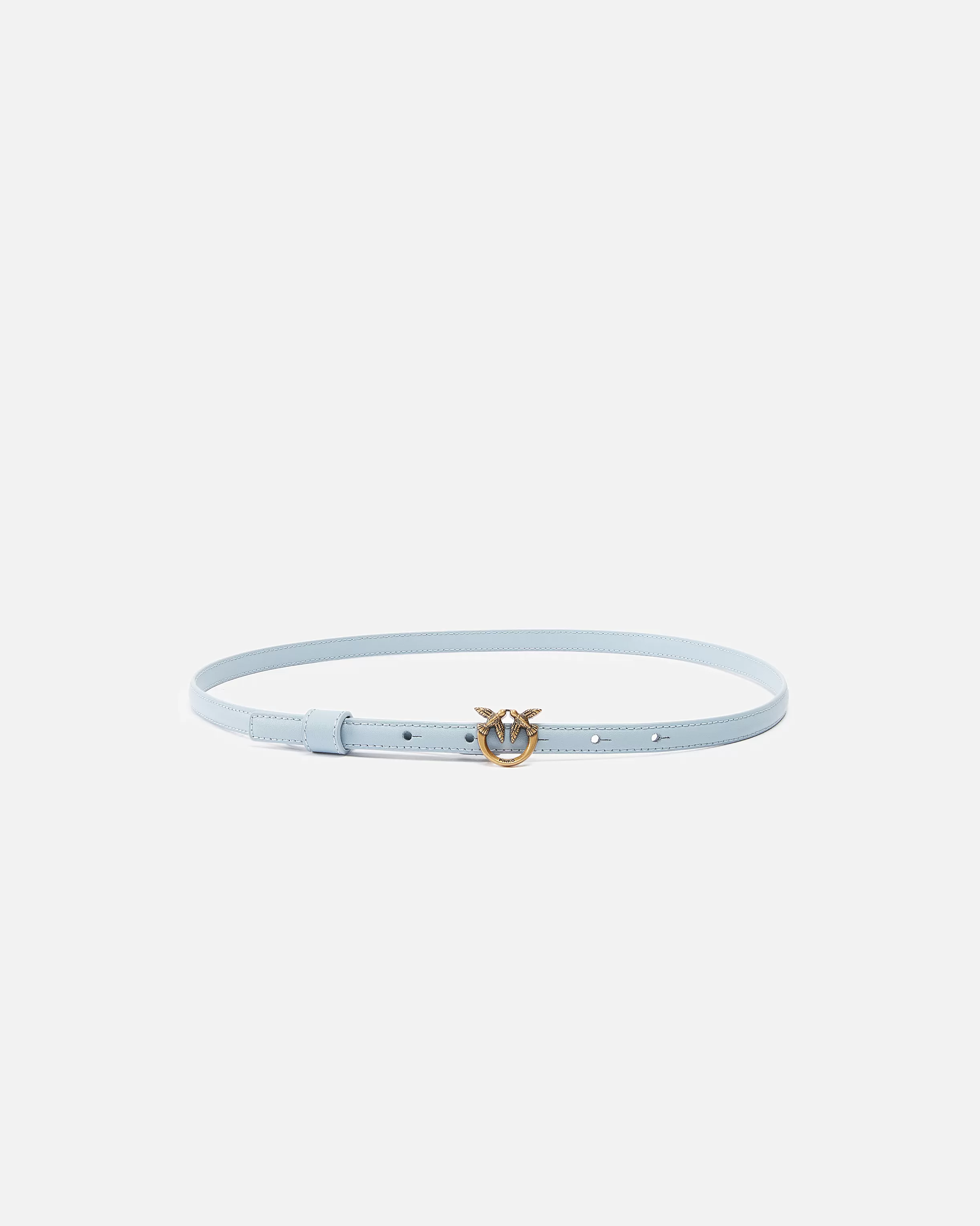 PINKO Thin belt with Love Birds buckle, 1cm