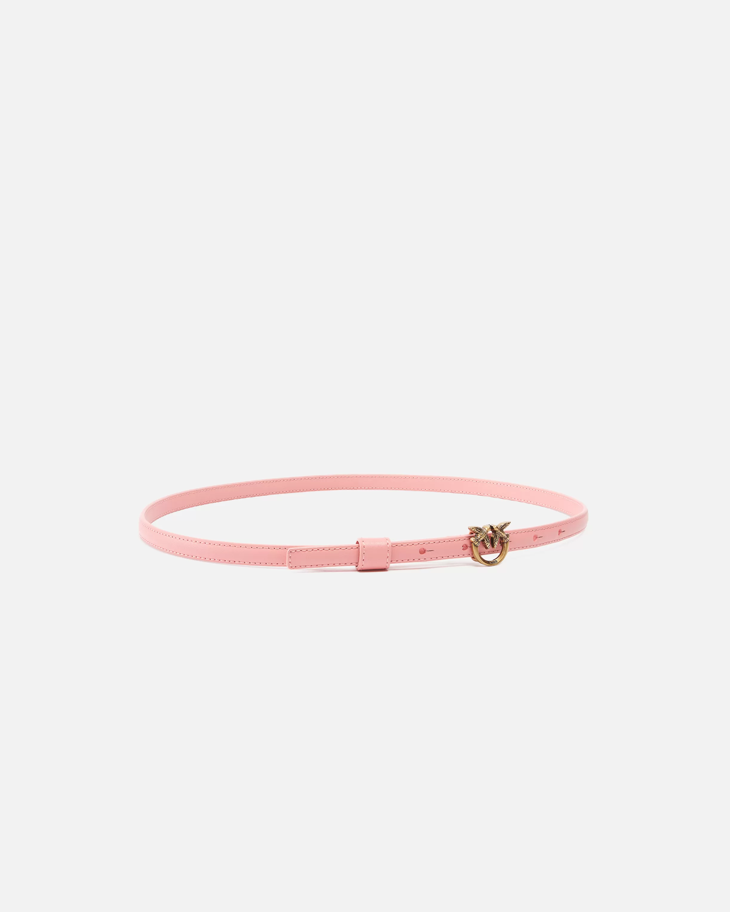 PINKO Thin belt with Love Birds buckle, 1cm