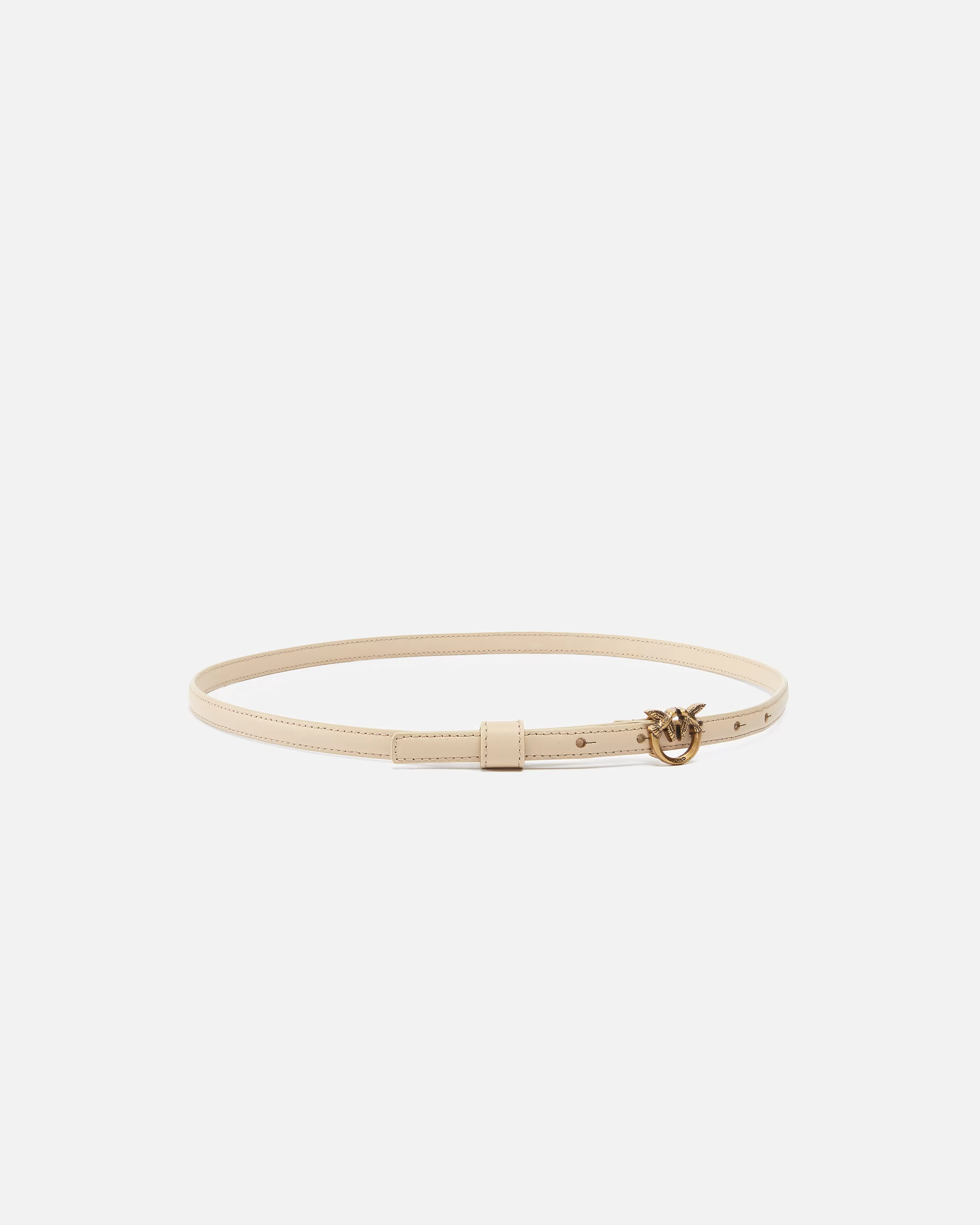 PINKO Thin belt with Love Birds buckle, 1cm