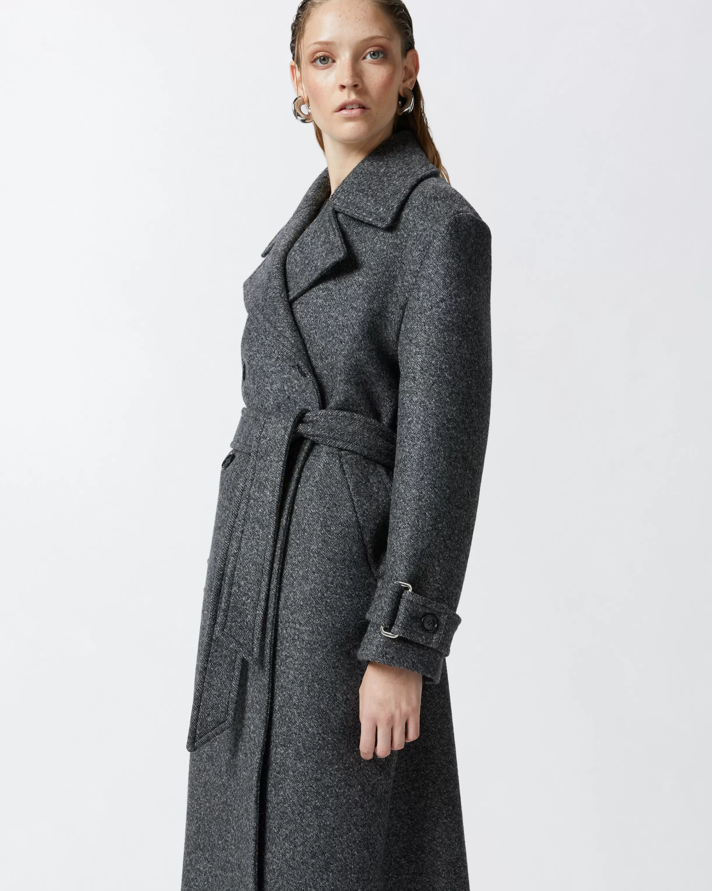 PINKO Trench coat with belt