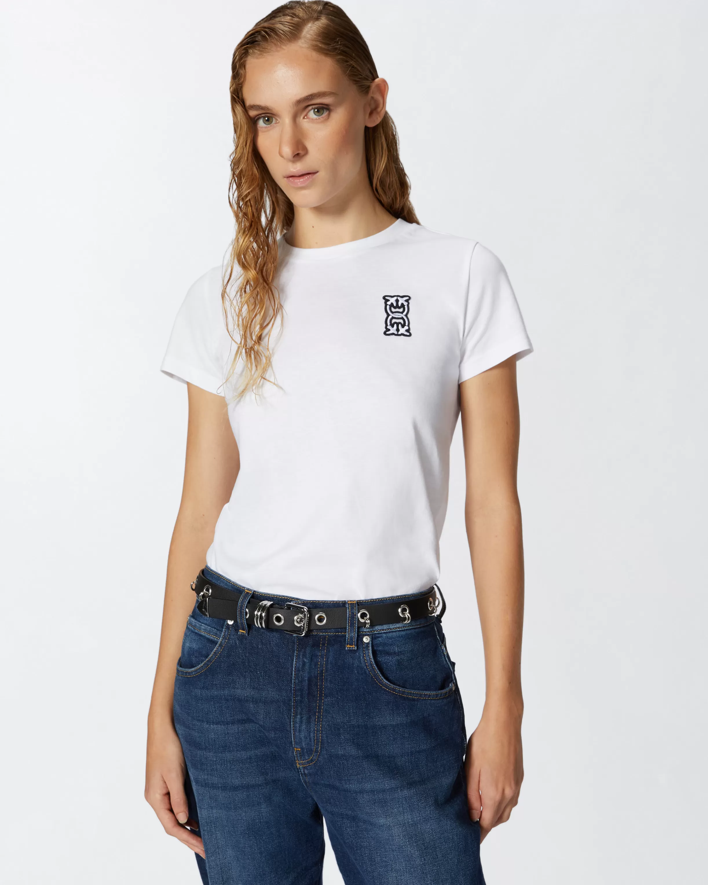 PINKO T-shirt with Monogram application