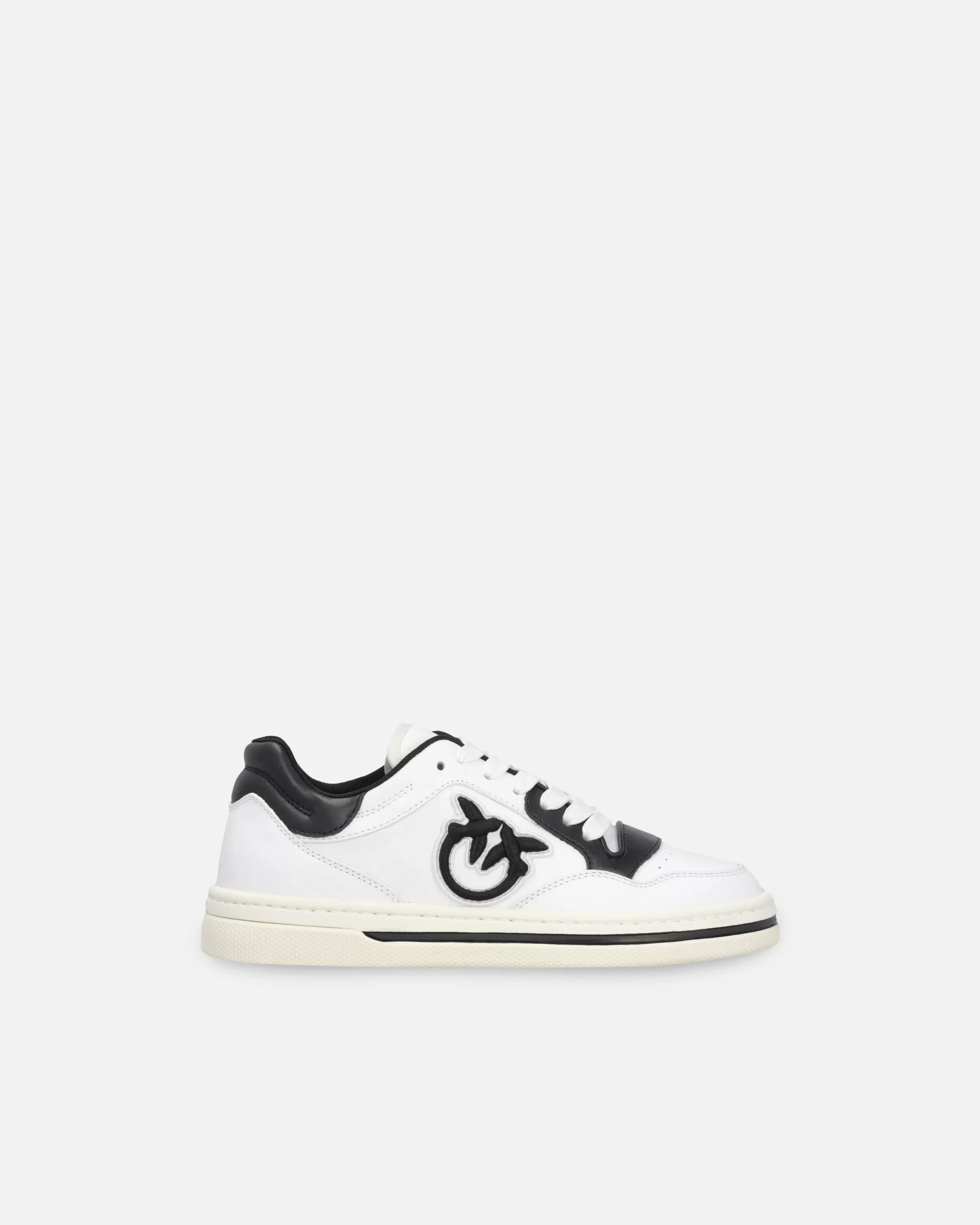 PINKO Two-tone sneakers with logo embroidery