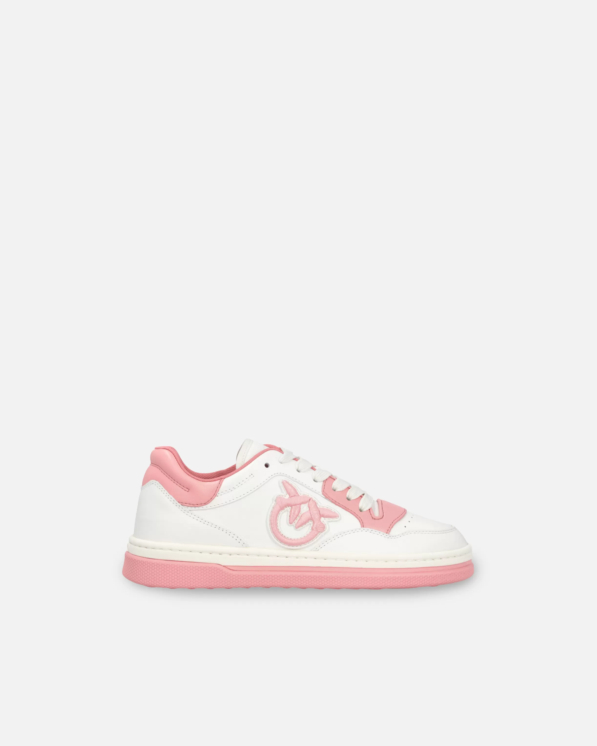 PINKO Two-tone sneakers with logo embroidery