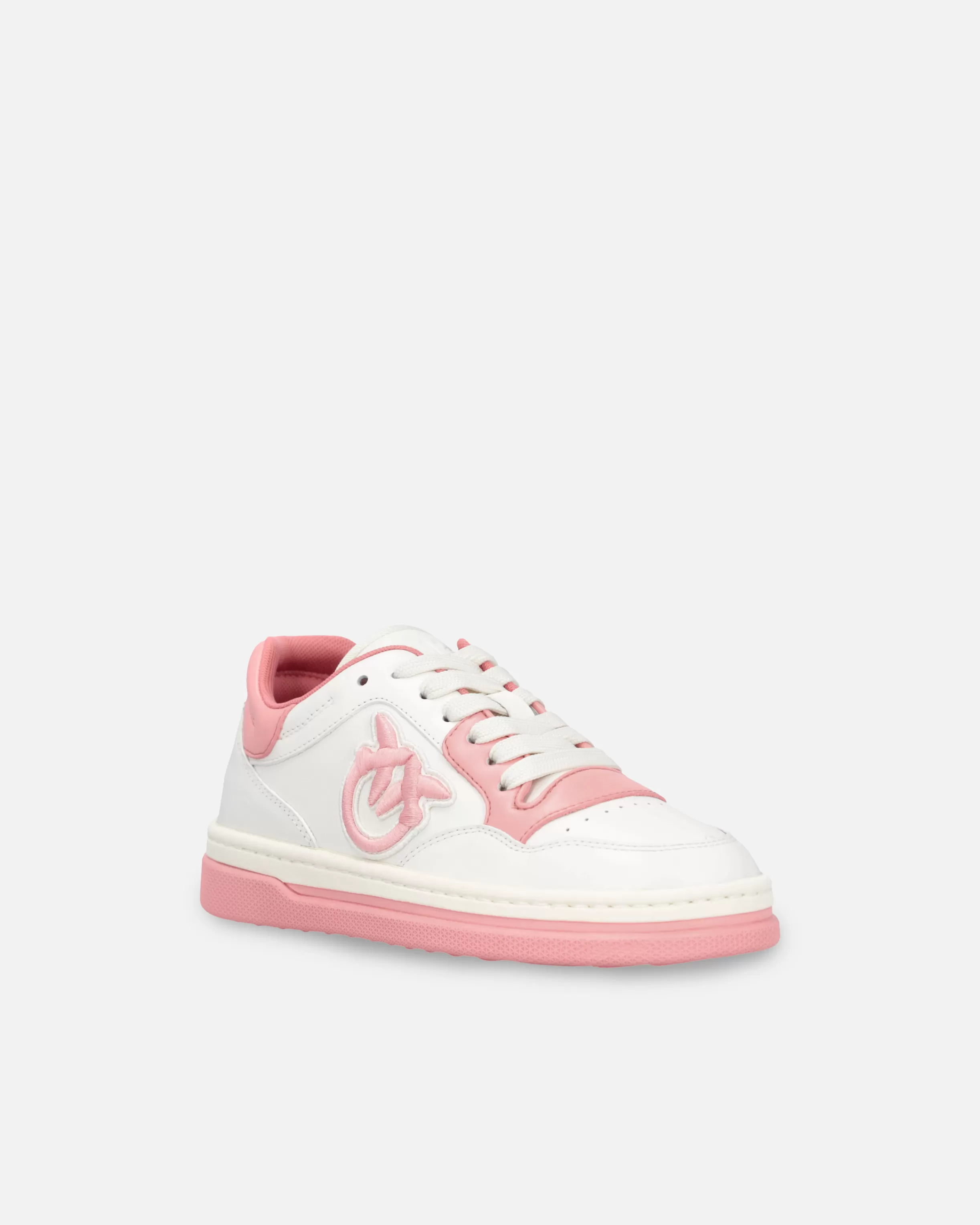 PINKO Two-tone sneakers with logo embroidery