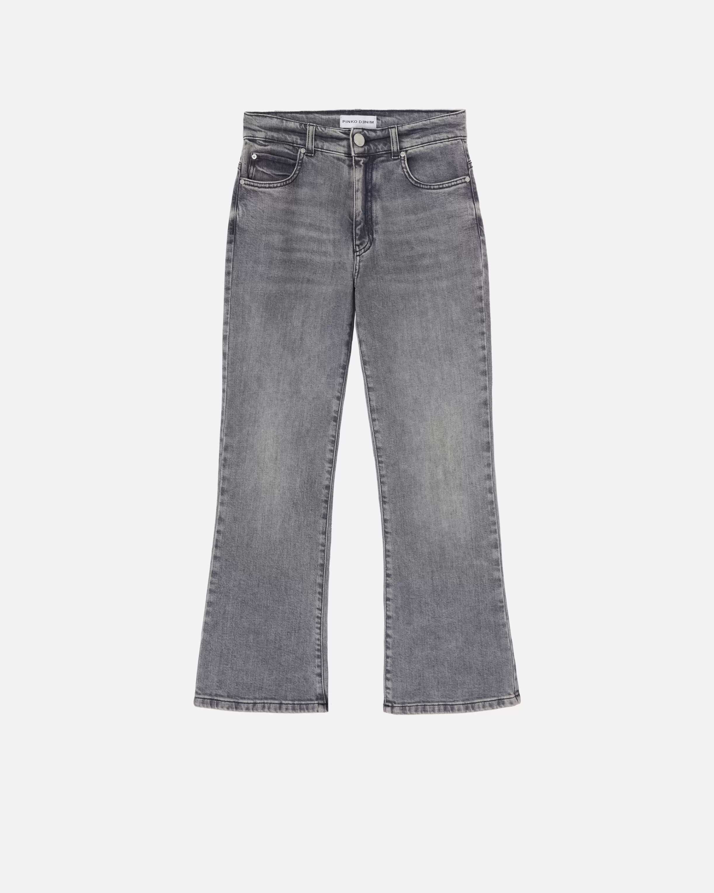 PINKO Vintage grey bootcut jeans