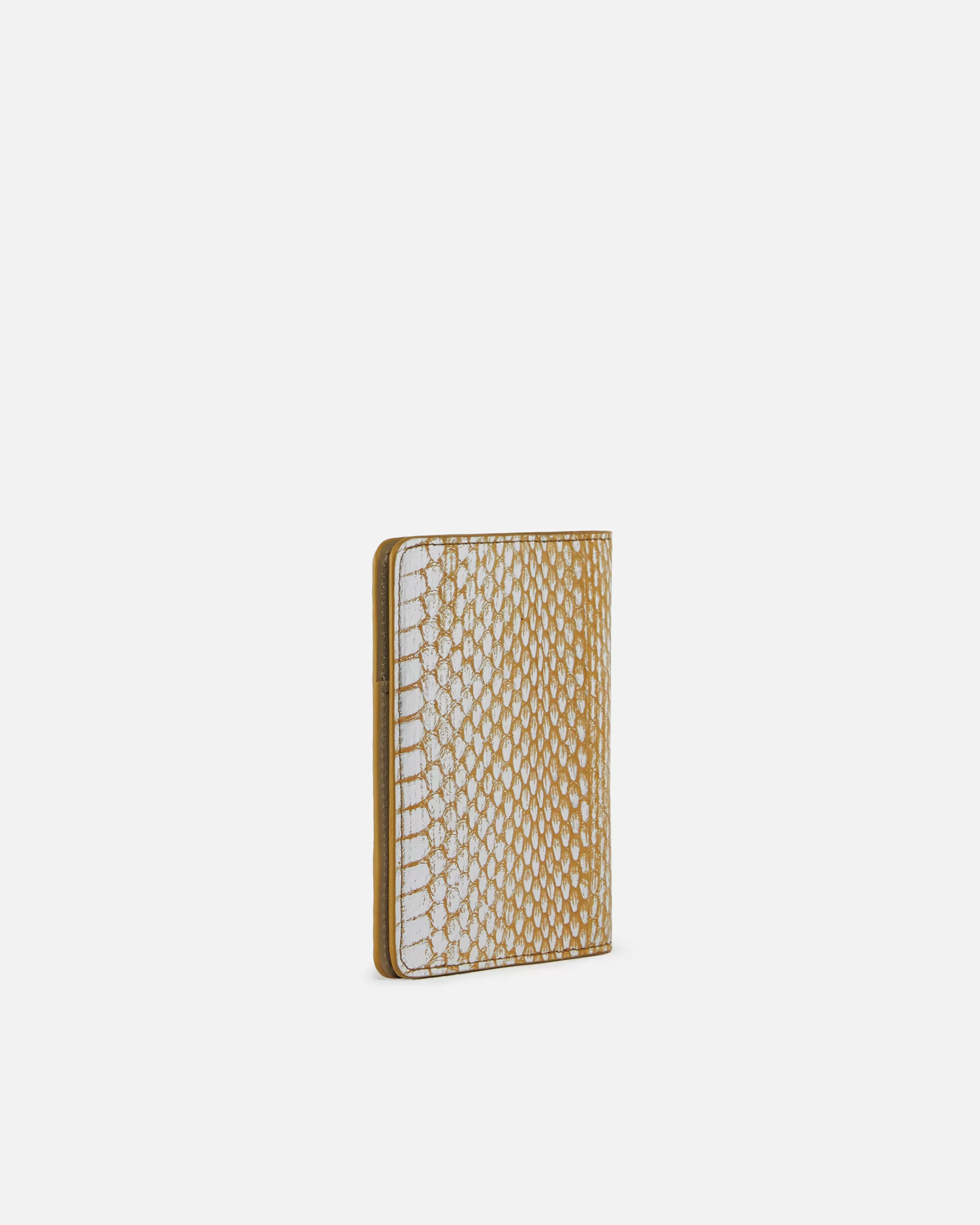 PINKO Vintage laminated reptile passport holder Galleria