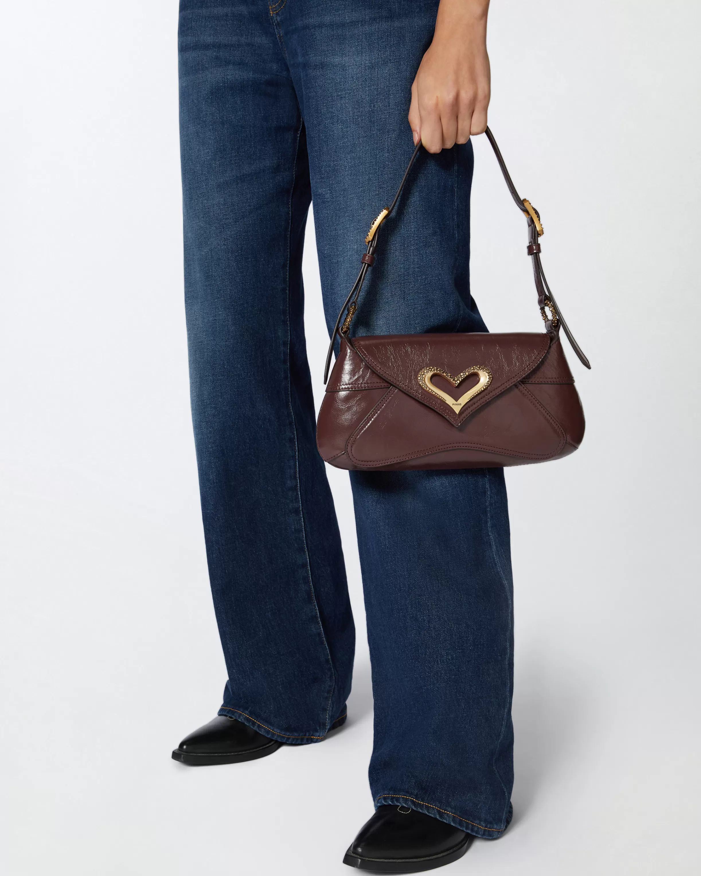PINKO Vintage leather 520 shoulder bag