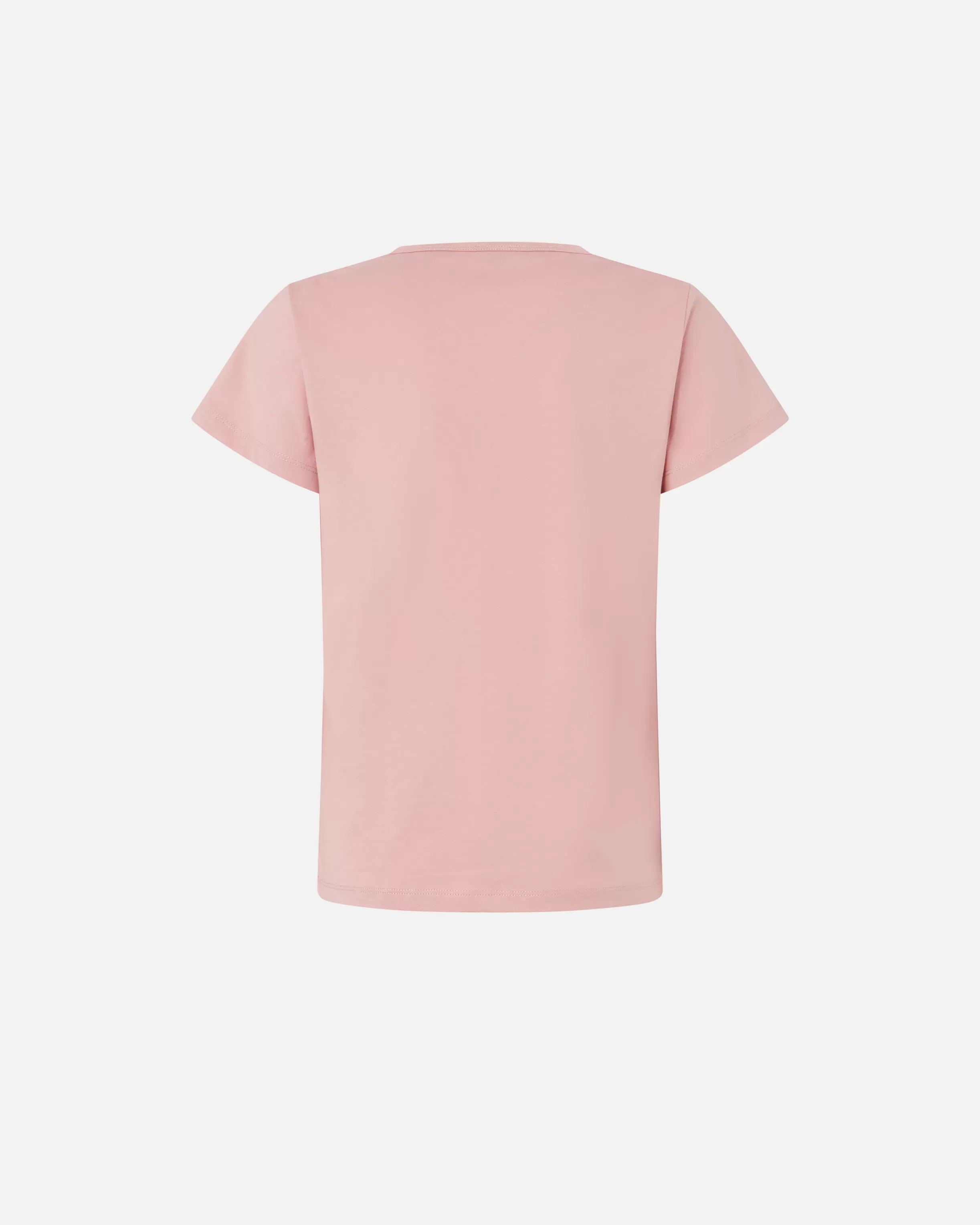 PINKO V-neck T-shirt with jewel embroidery