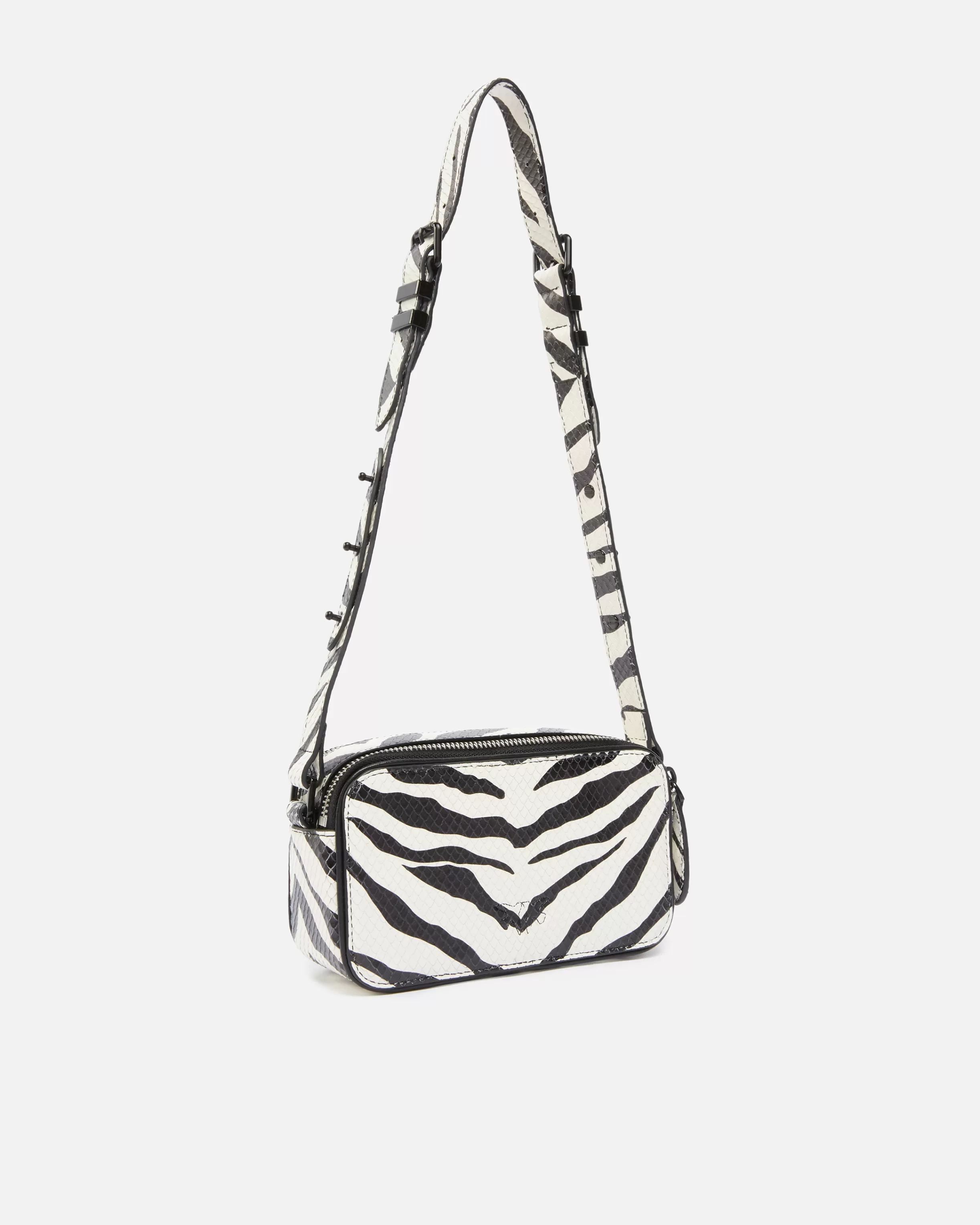 PINKO Zebra-patterned crossbody bag