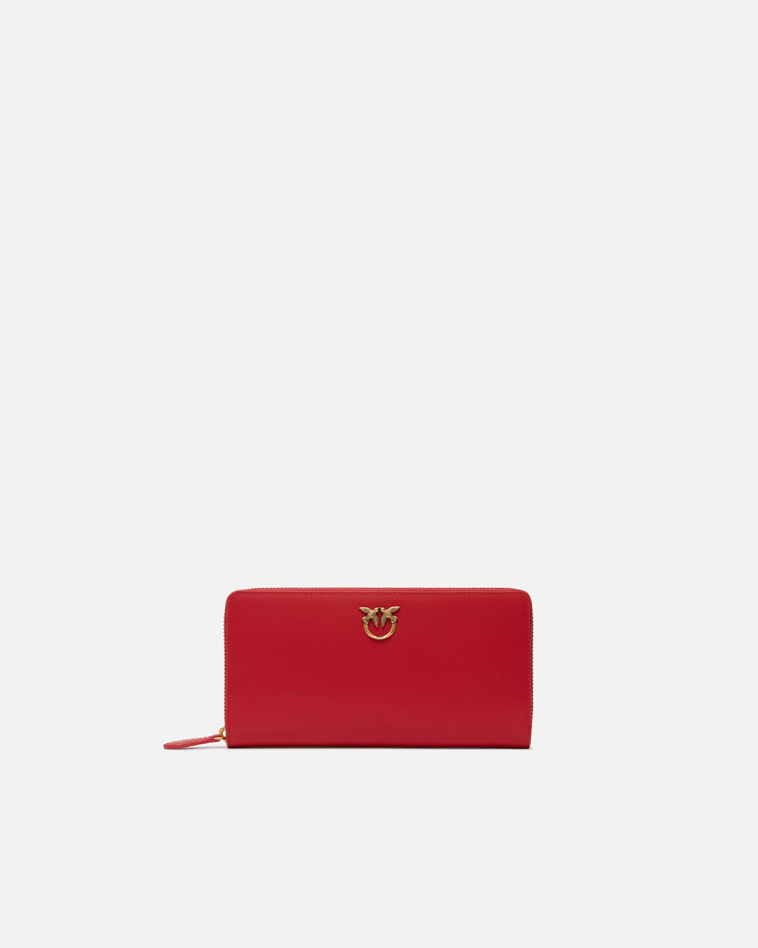 PINKO Zip-around leather purse